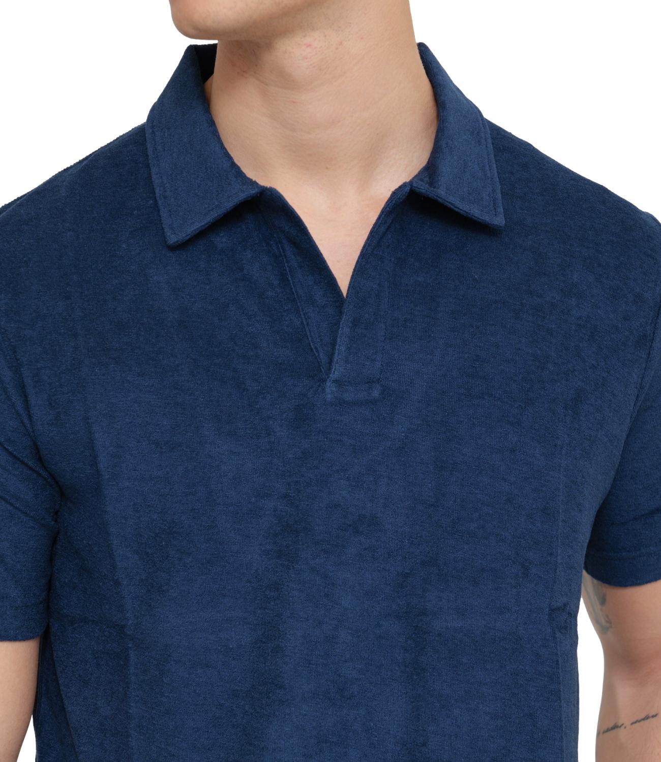 Polo Mc2 Saint Barth JER0001 Uomo - Terry 61 Blue Navy