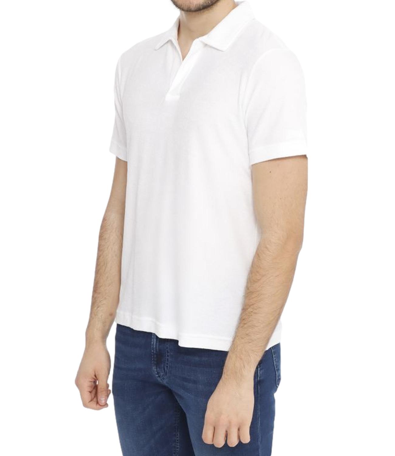 Polo Mc2 Saint Barth JER0001 Uomo - Terry 01n White