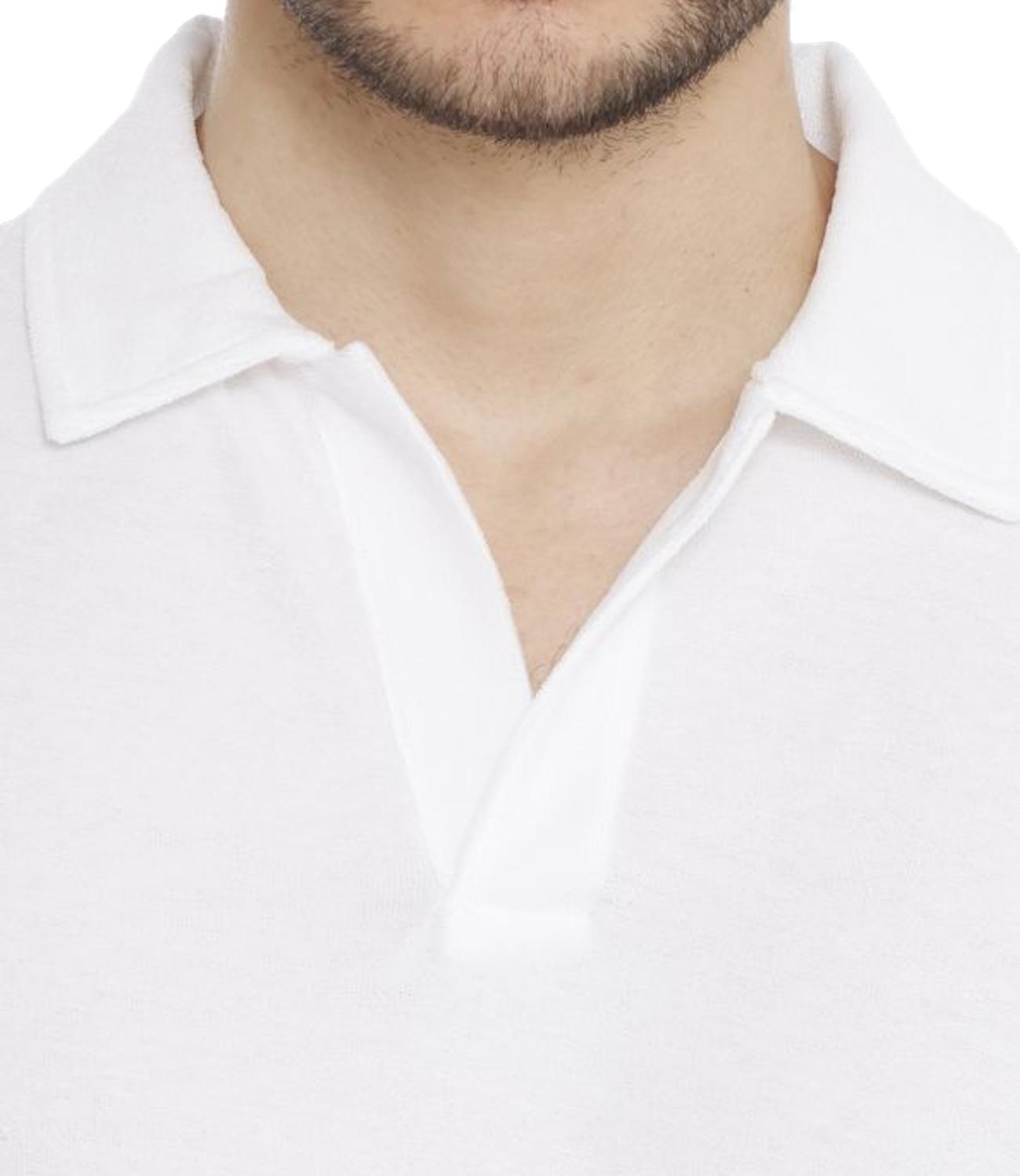 Polo Mc2 Saint Barth JER0001 Uomo - Terry 01n White
