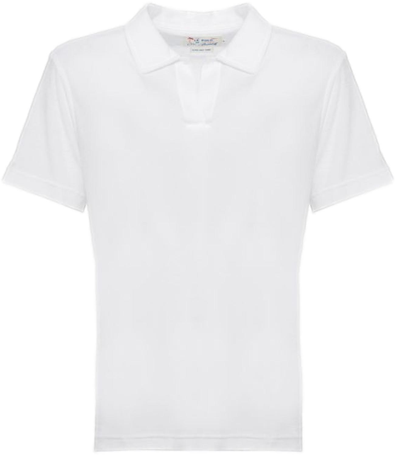 Polo Mc2 Saint Barth JER0001 Uomo - Terry 01n White
