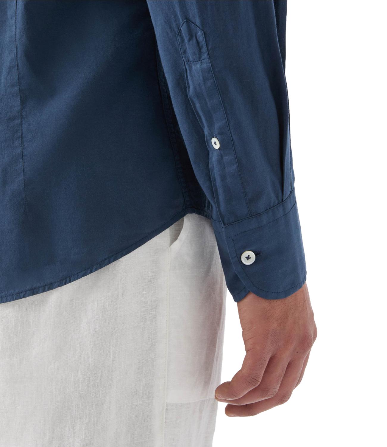 Mc2 Saint Barth camicia chemise blue navy uomo