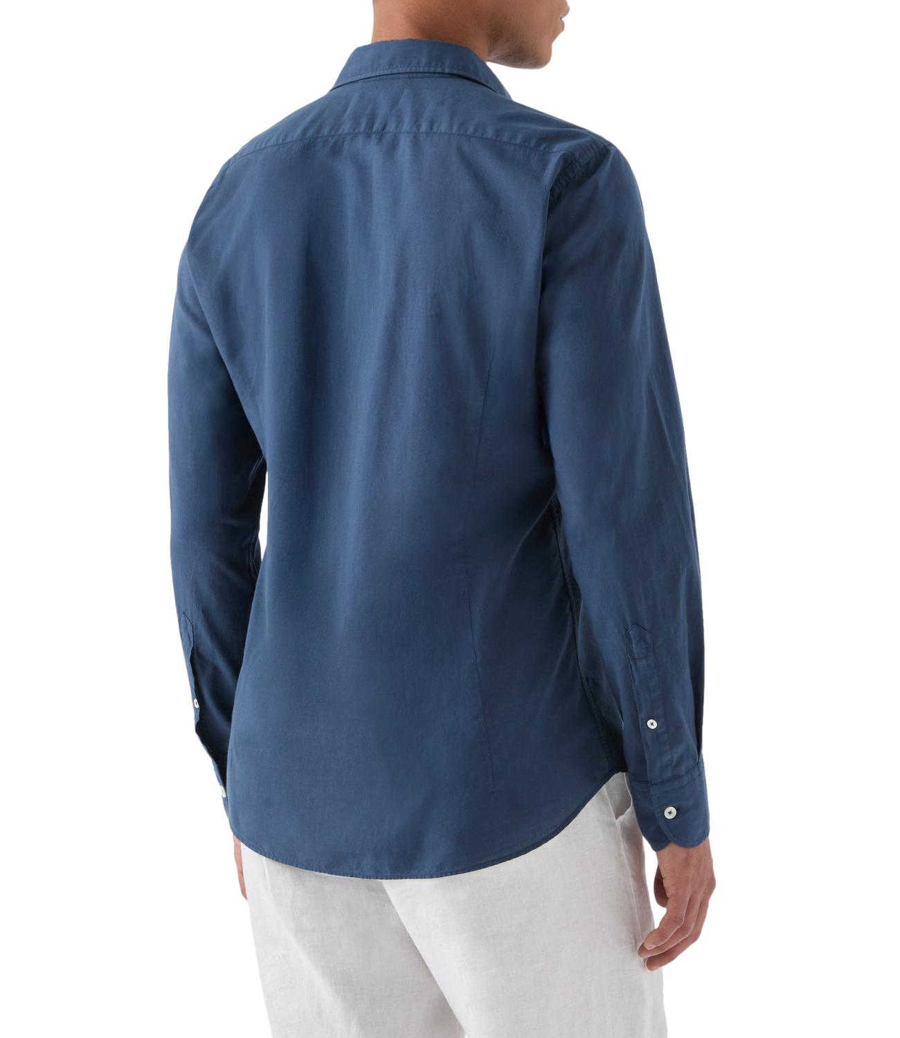 Mc2 Saint Barth camicia chemise blue navy uomo