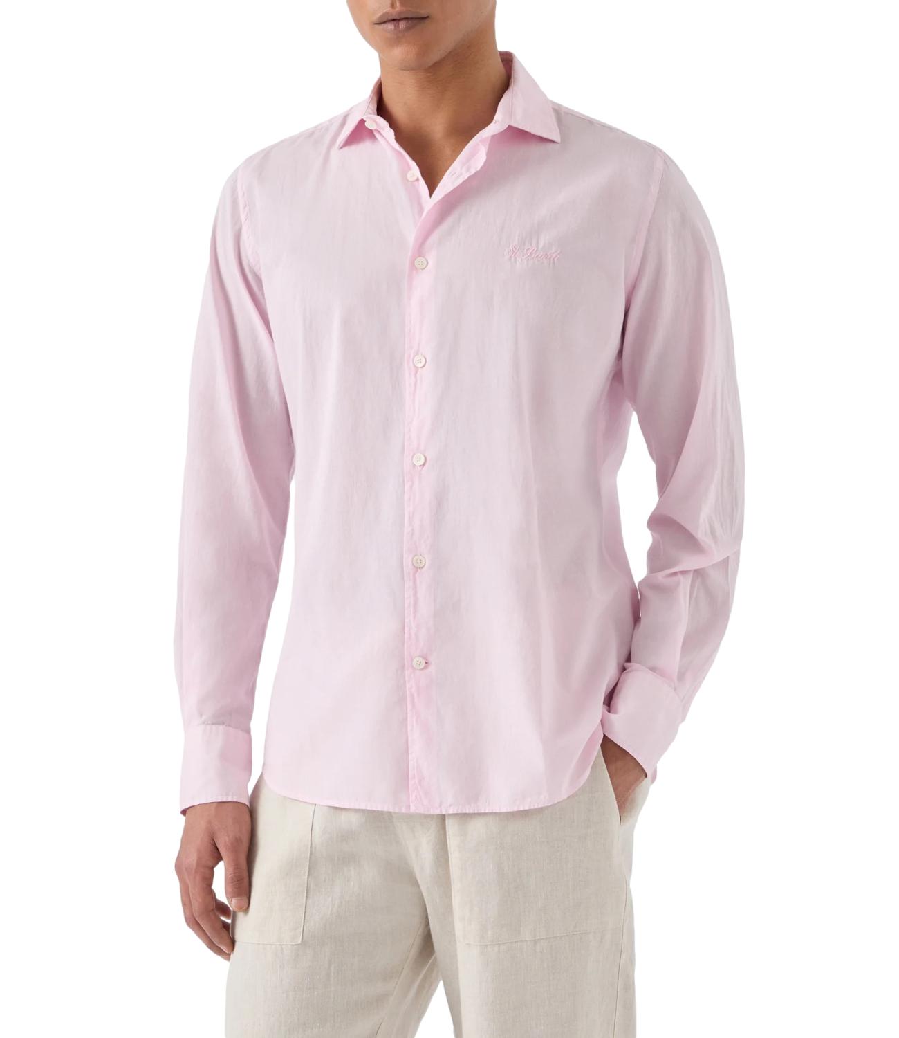 Mc2 Saint Barth camicia chemise rosa uomo