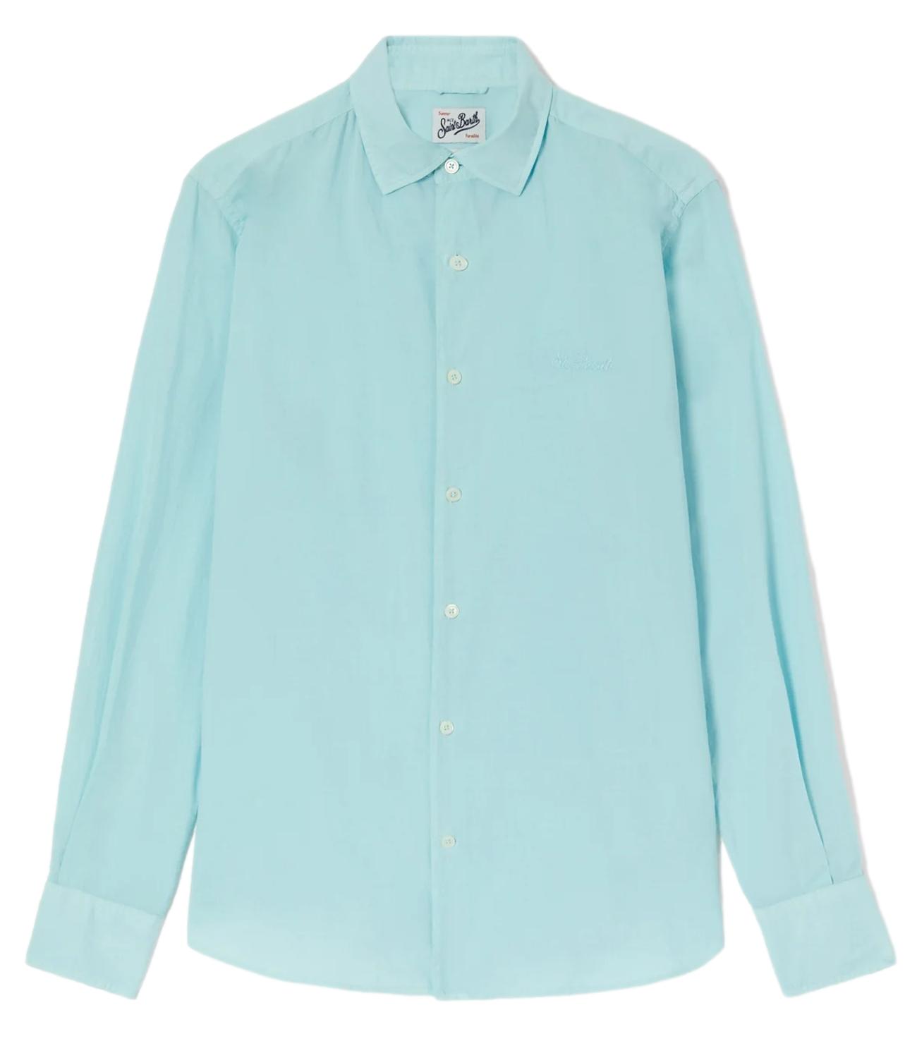Mc2 Saint Barth camicia chemise verde acqua uomo