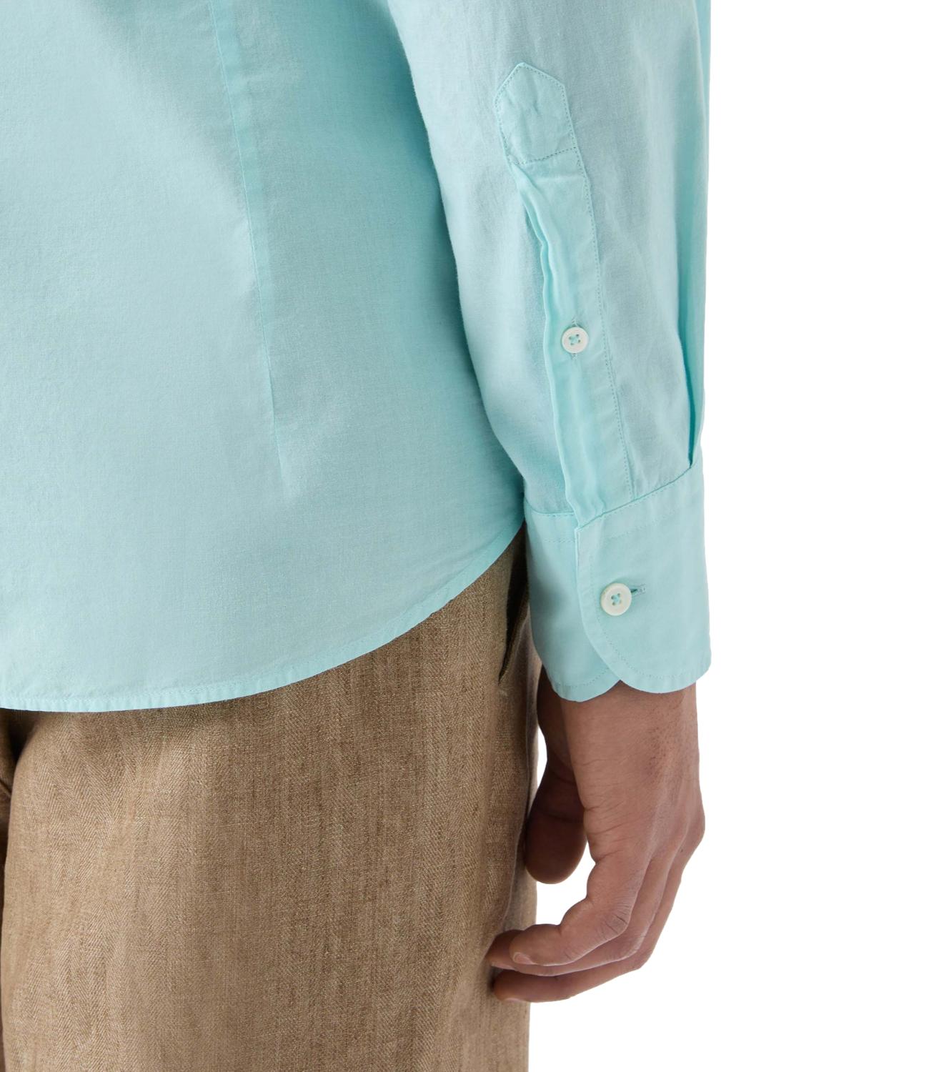 Mc2 Saint Barth camicia chemise verde acqua uomo