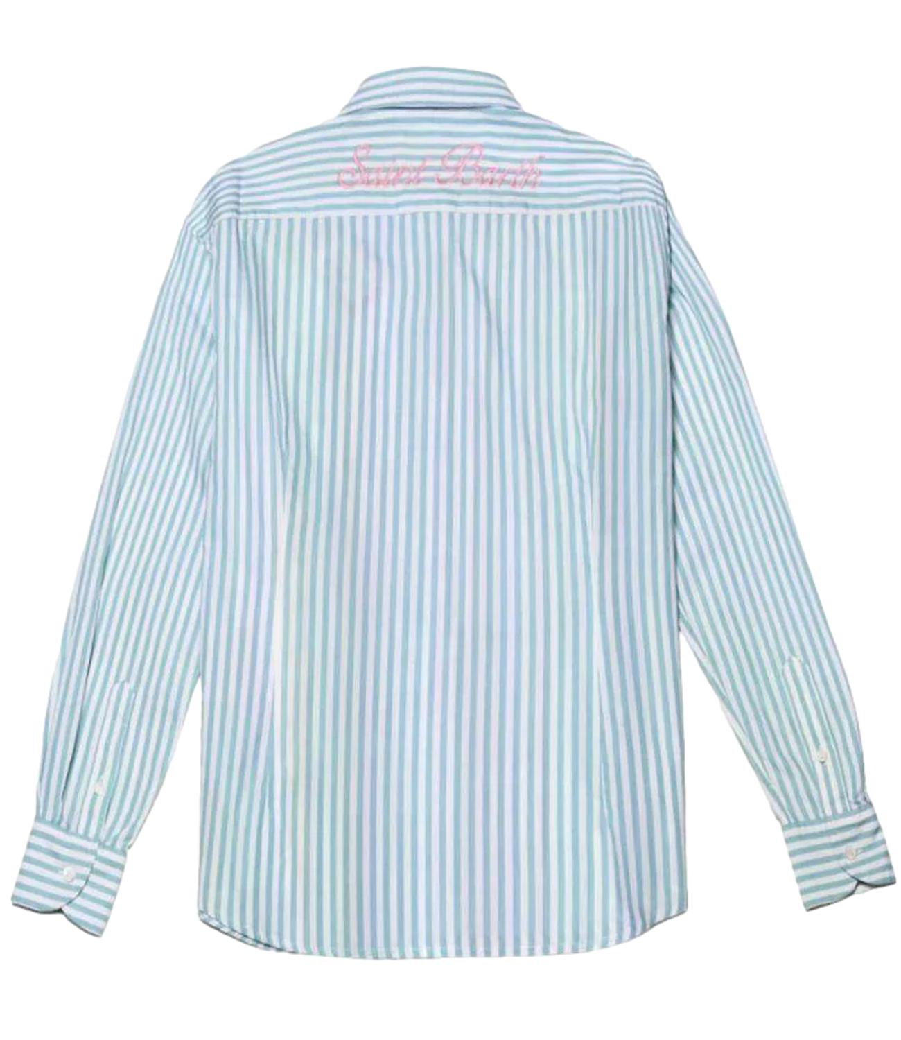 Camicia Mc2 Saint Barth MDH001 Donna - Cotton Sb Stripes V 53 Emb