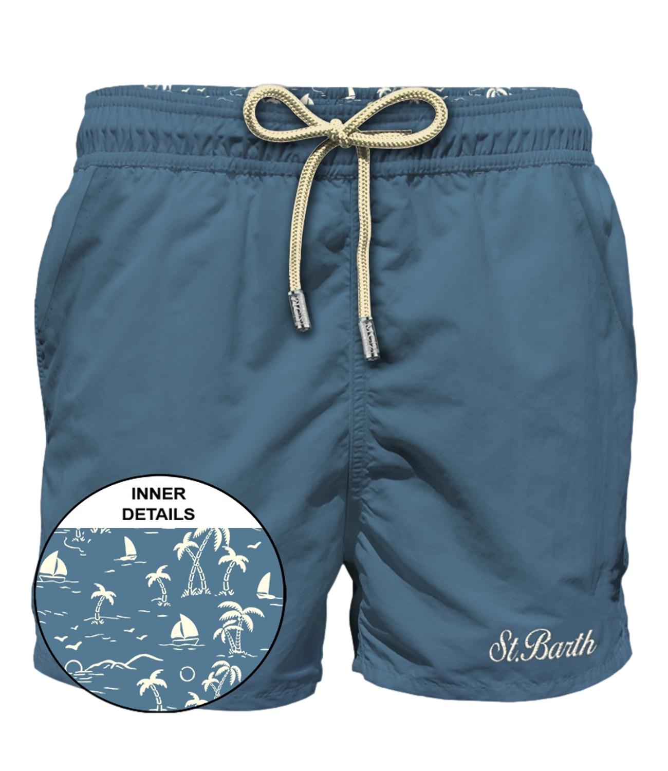 Costume Mc2 Saint Barth PATM001 Uomo - Toile 33 Dusty Blue