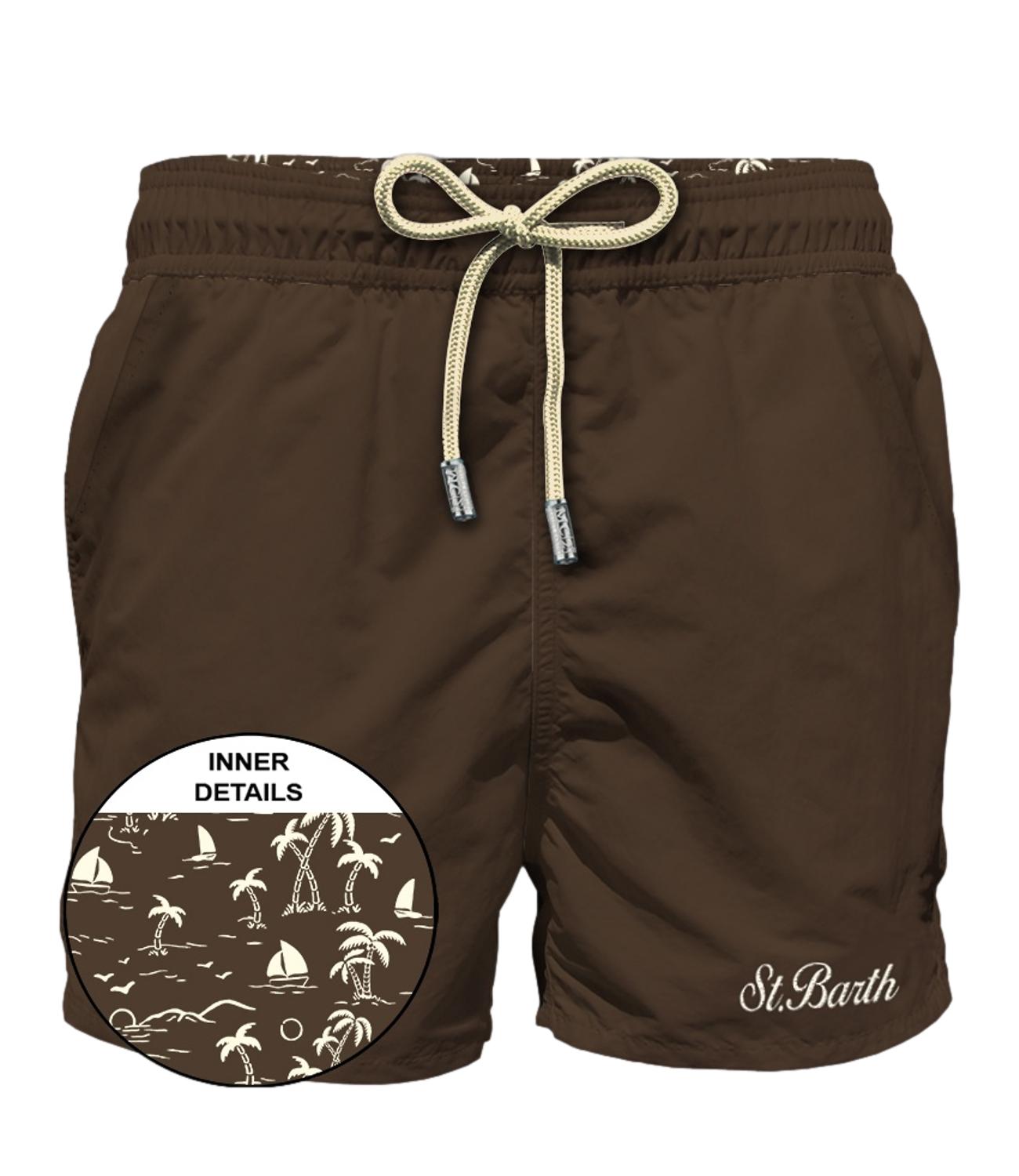 Costume Mc2 Saint Barth PATM001 Uomo - Toile 18h Dark Brown