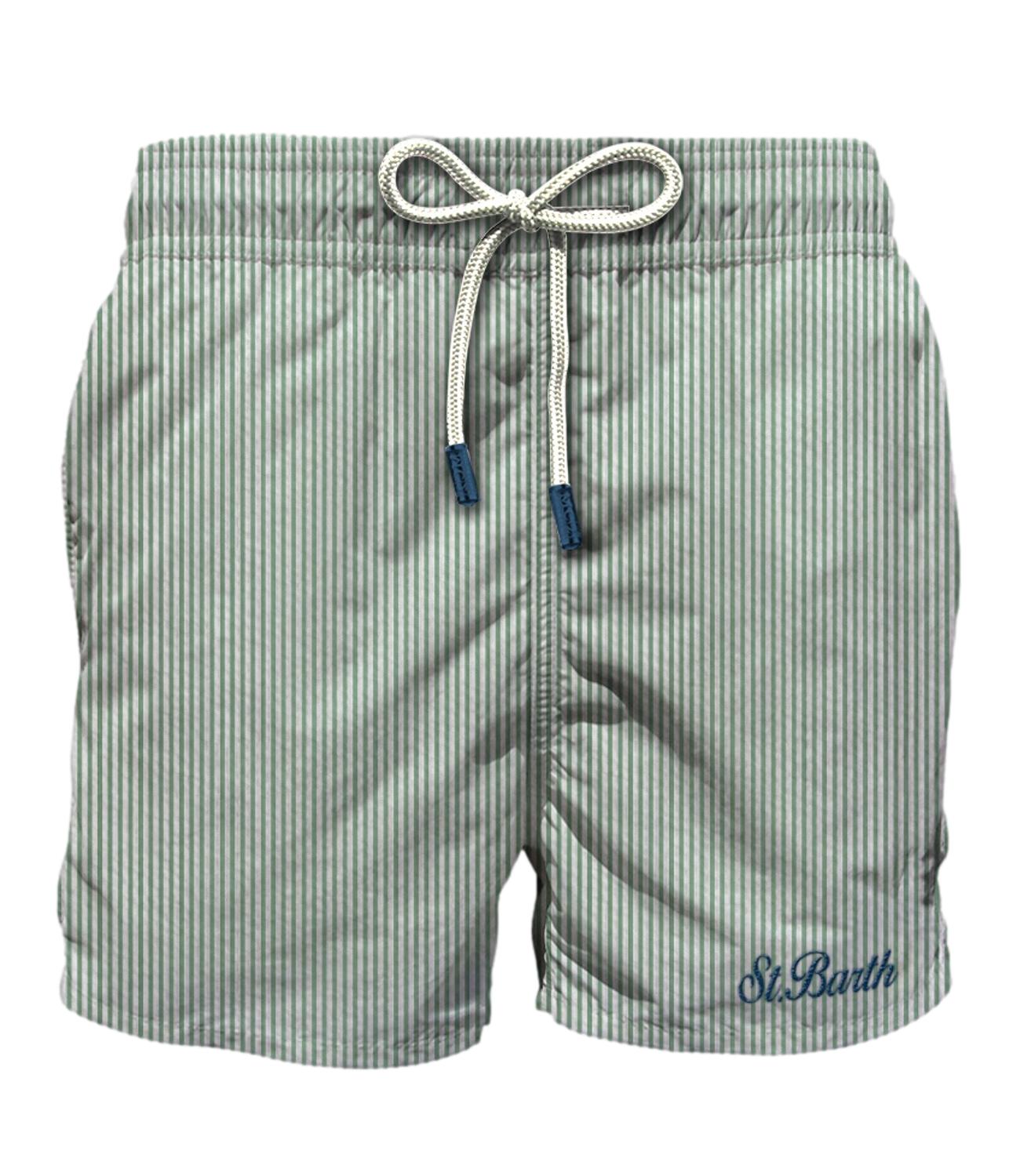 Costume Mc2 Saint Barth PATM001 Uomo - Seersucker Stripes 53 L Emb