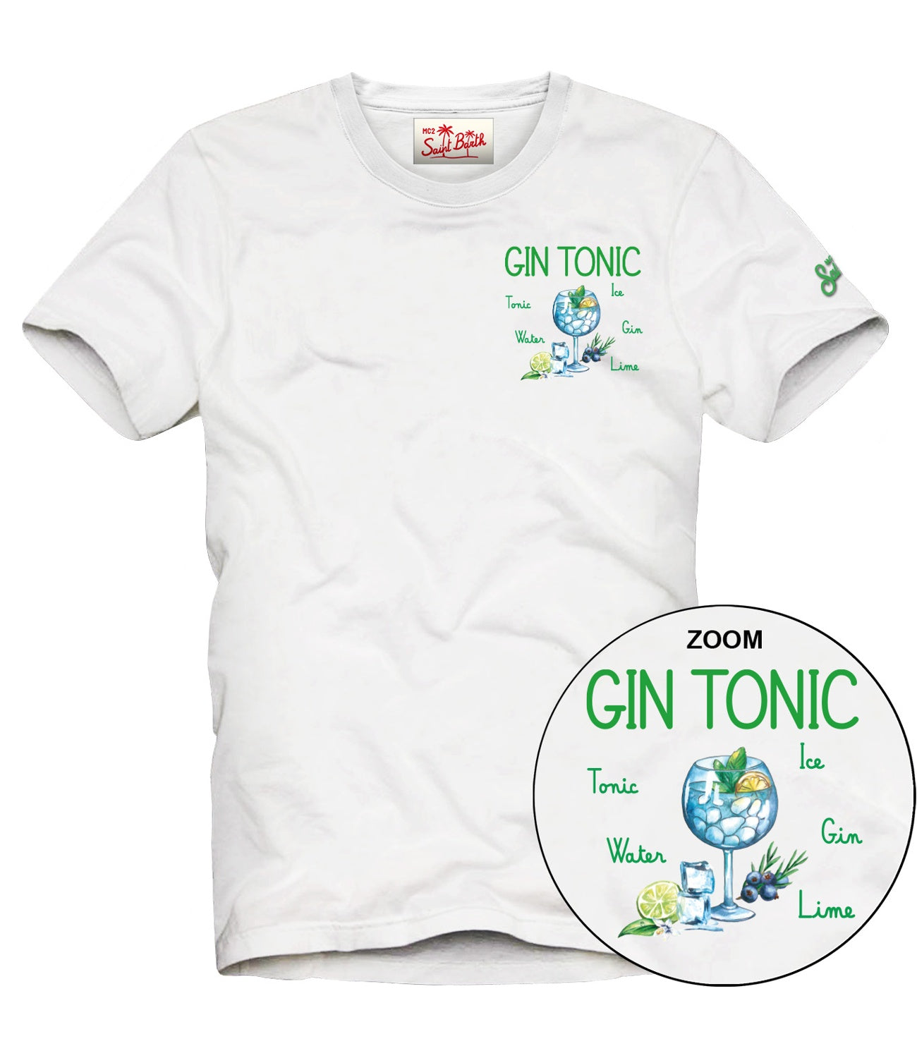 T-shirt Portofino gin gym