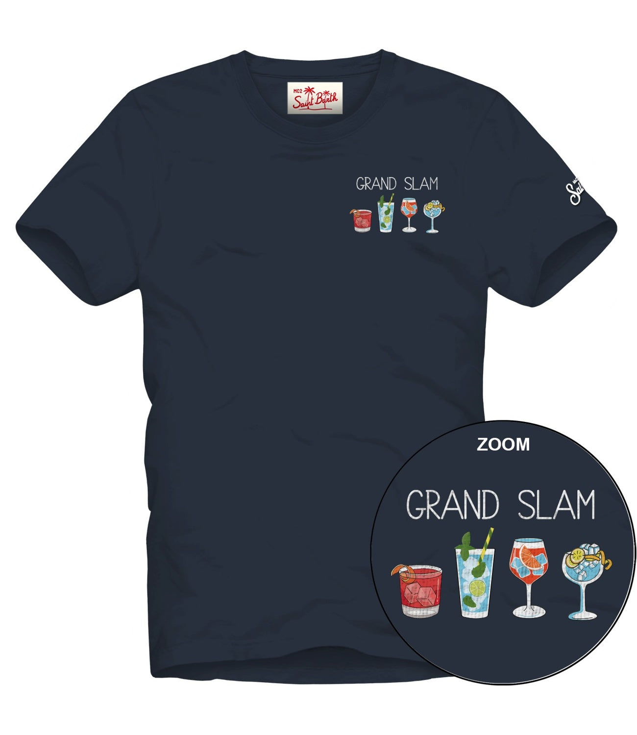 T-shirt Portofino blu Grand Slam