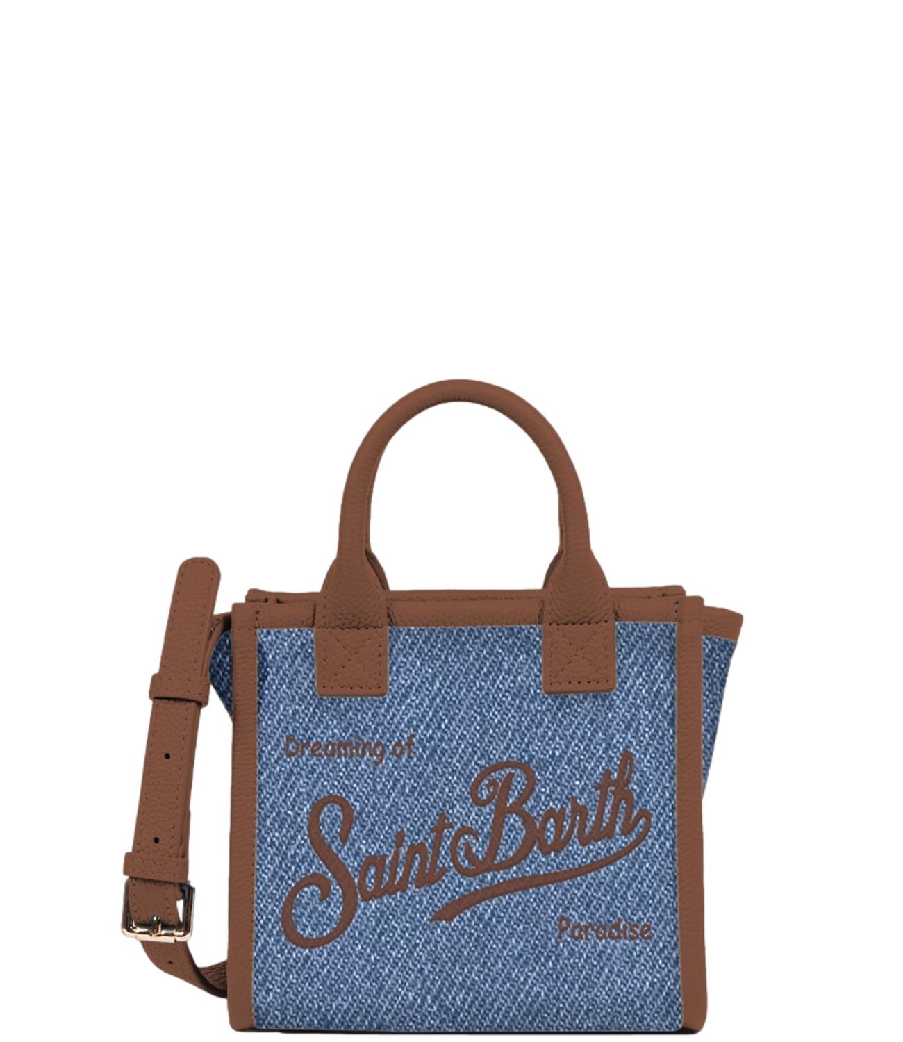 Borsa Mc2 Saint Barth VANMI001 Donna - Denim Grain Leather 19 Emb