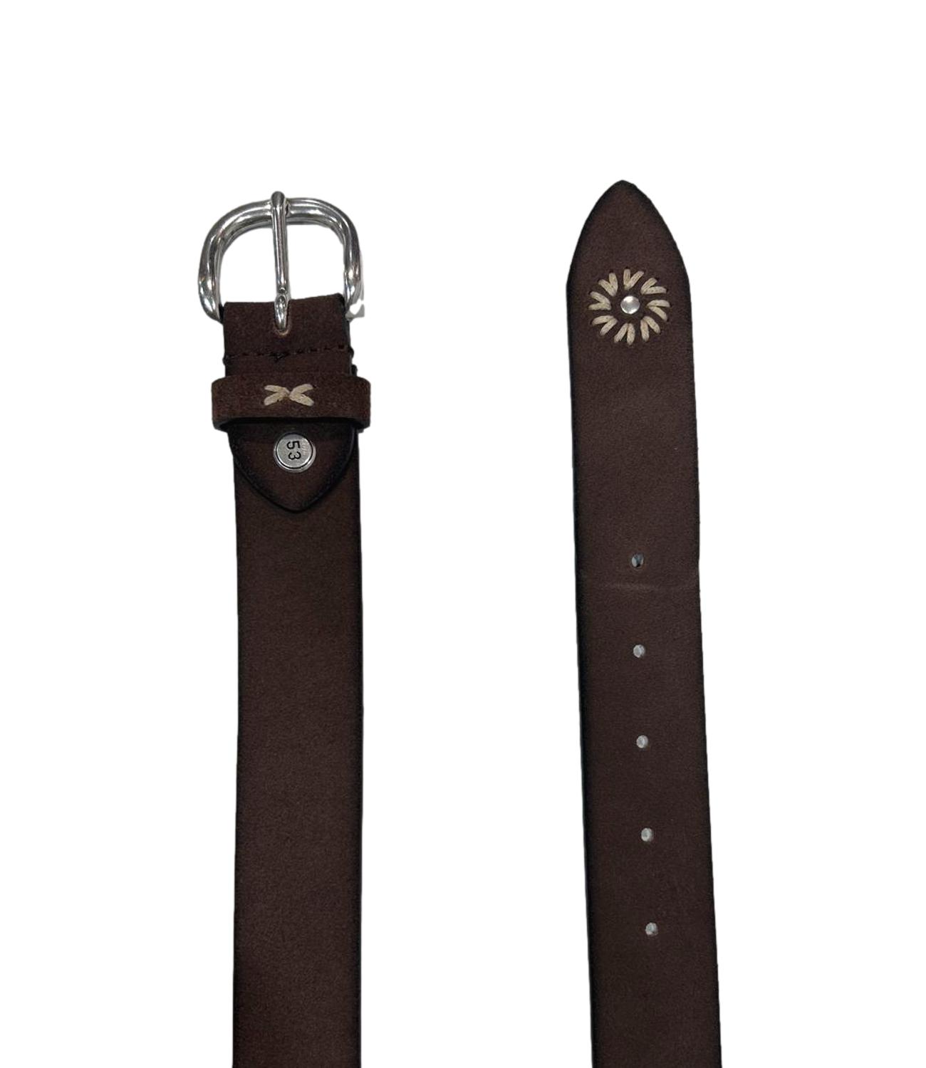 Cintura Minoronzoni MRS264C029 Uomo - Castagna