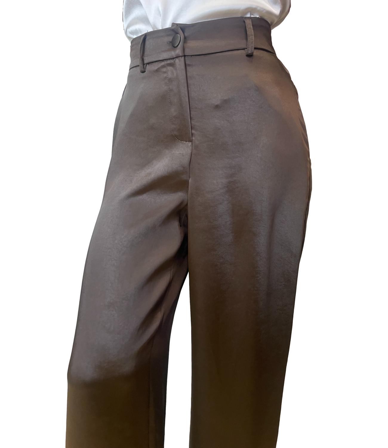 Pantalone beige cotone
