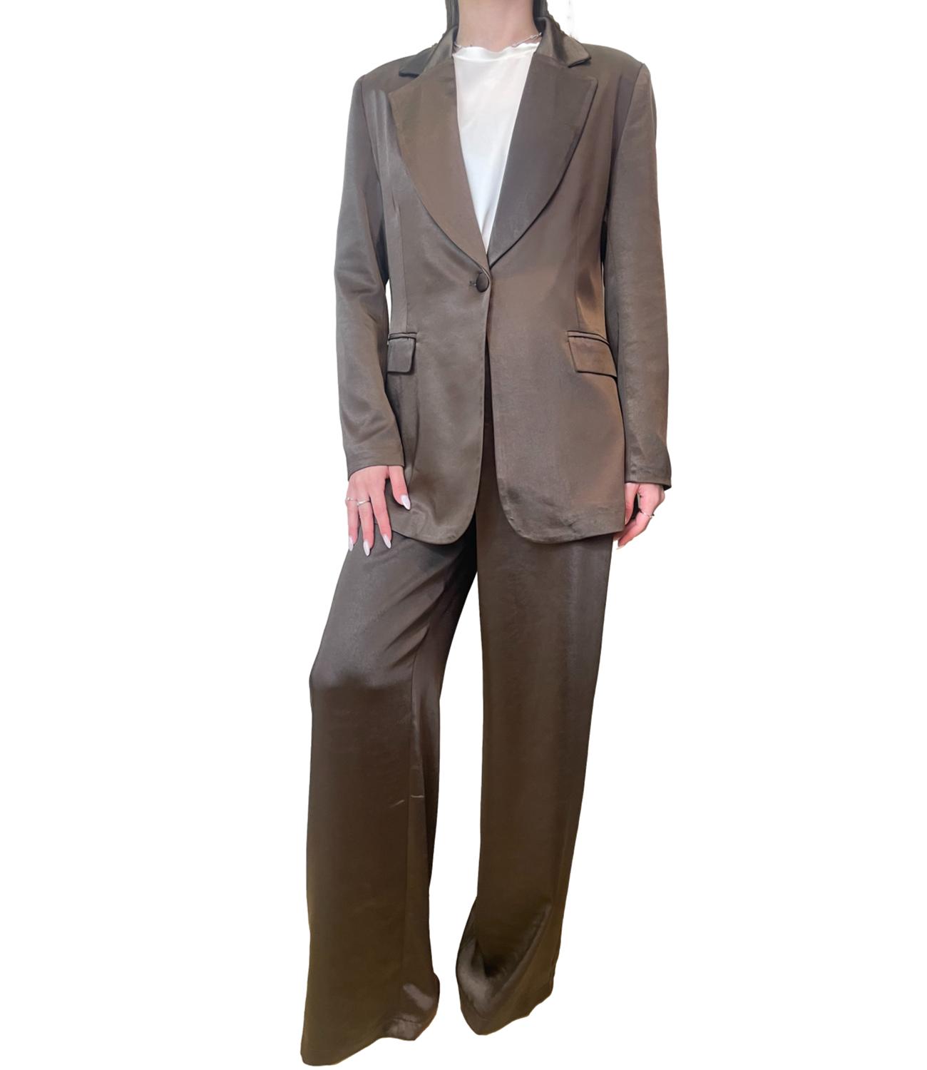 Pantalone beige cotone