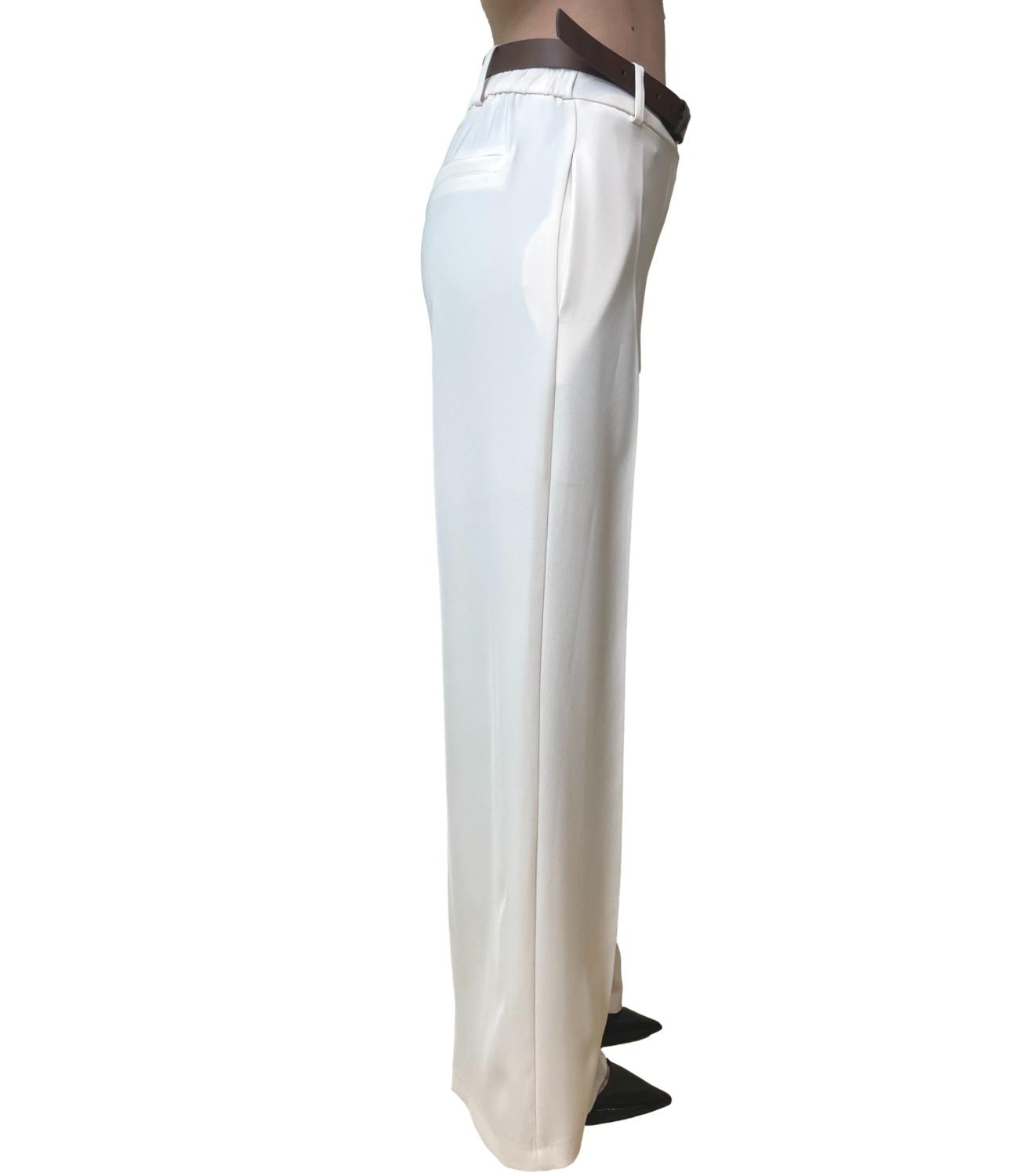 Motel Pantalone Palazzo Panna Donna