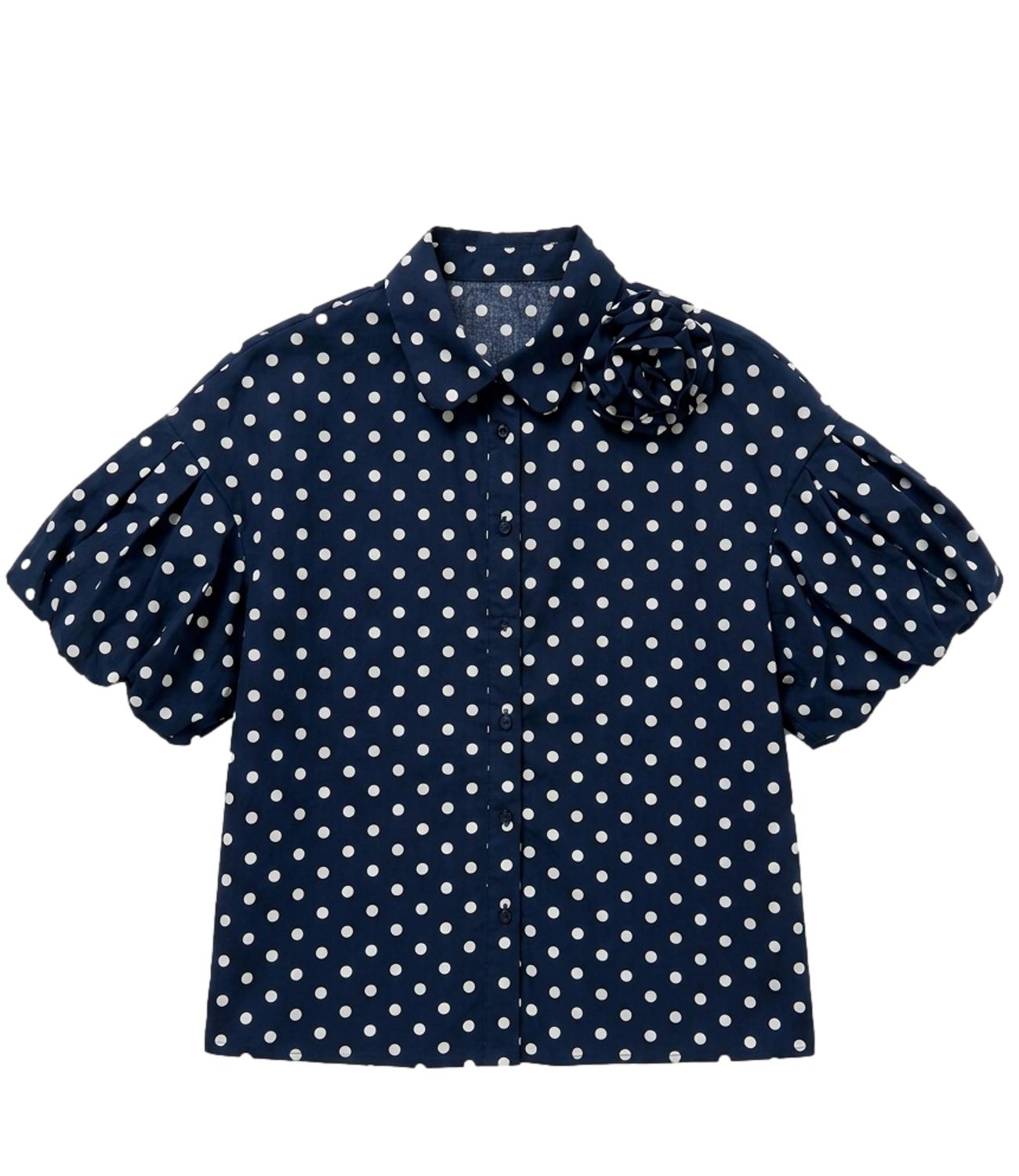 Camicia Motel C50202MO Donna - Blu/panna