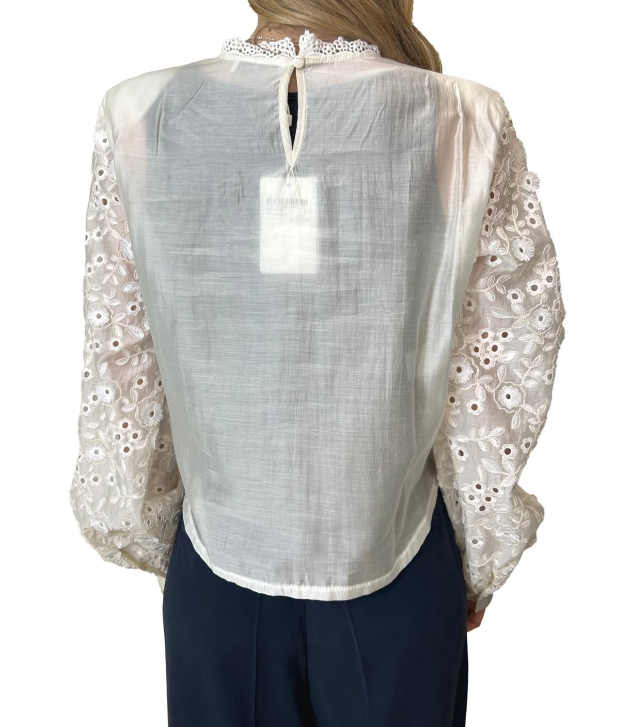 Motel Camicia Pizzo Burro Donna