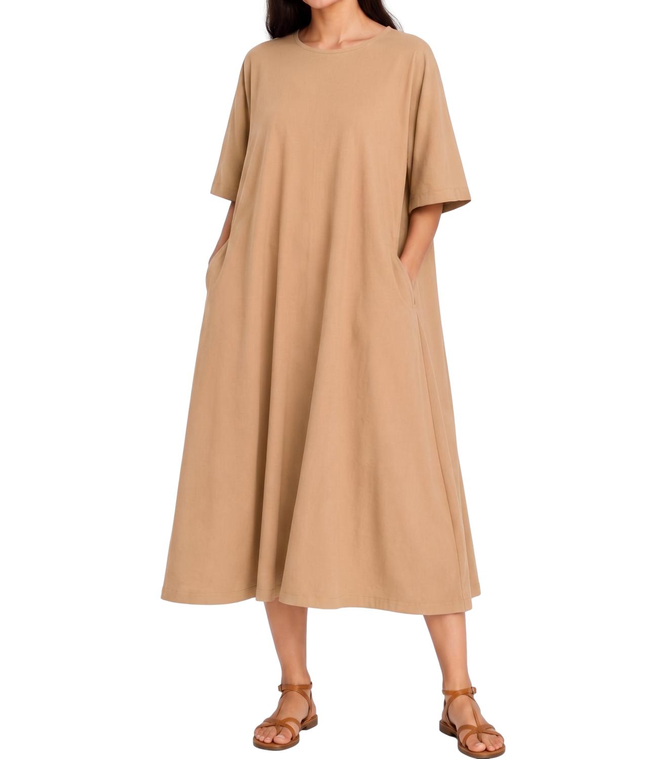 Abito Myastreet MA28481-06 Donna - Cammello