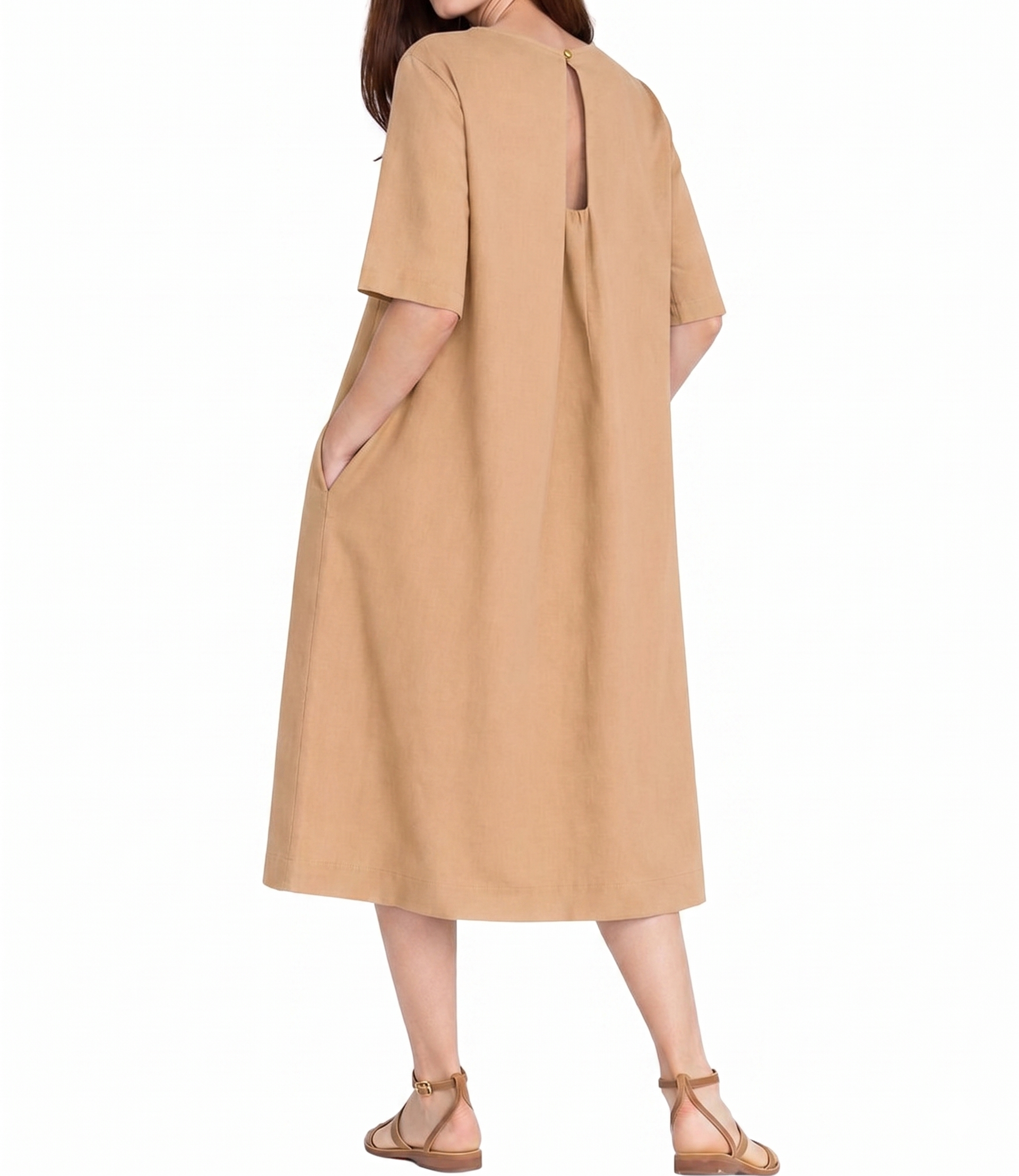 Abito Myastreet MA28481-06 Donna - Cammello