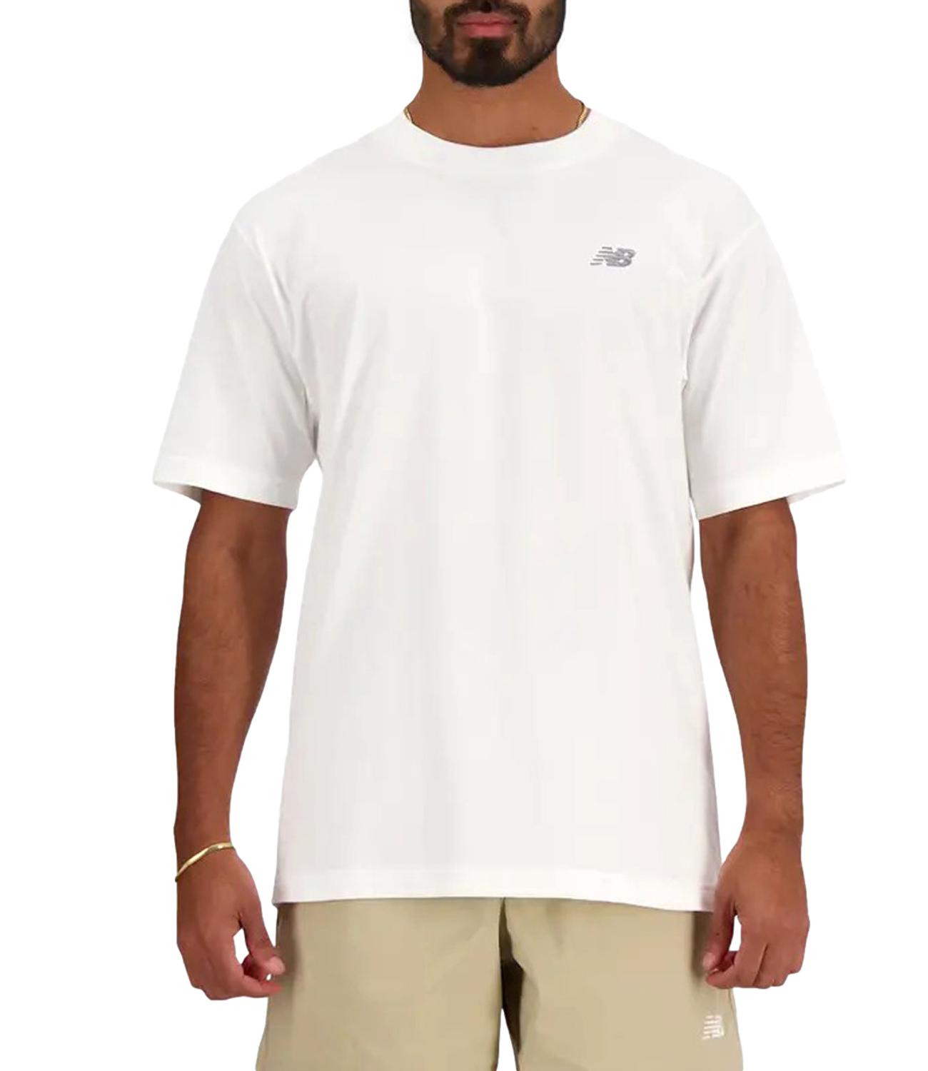T-Shirt New Balance MT41509 Uomo - White
