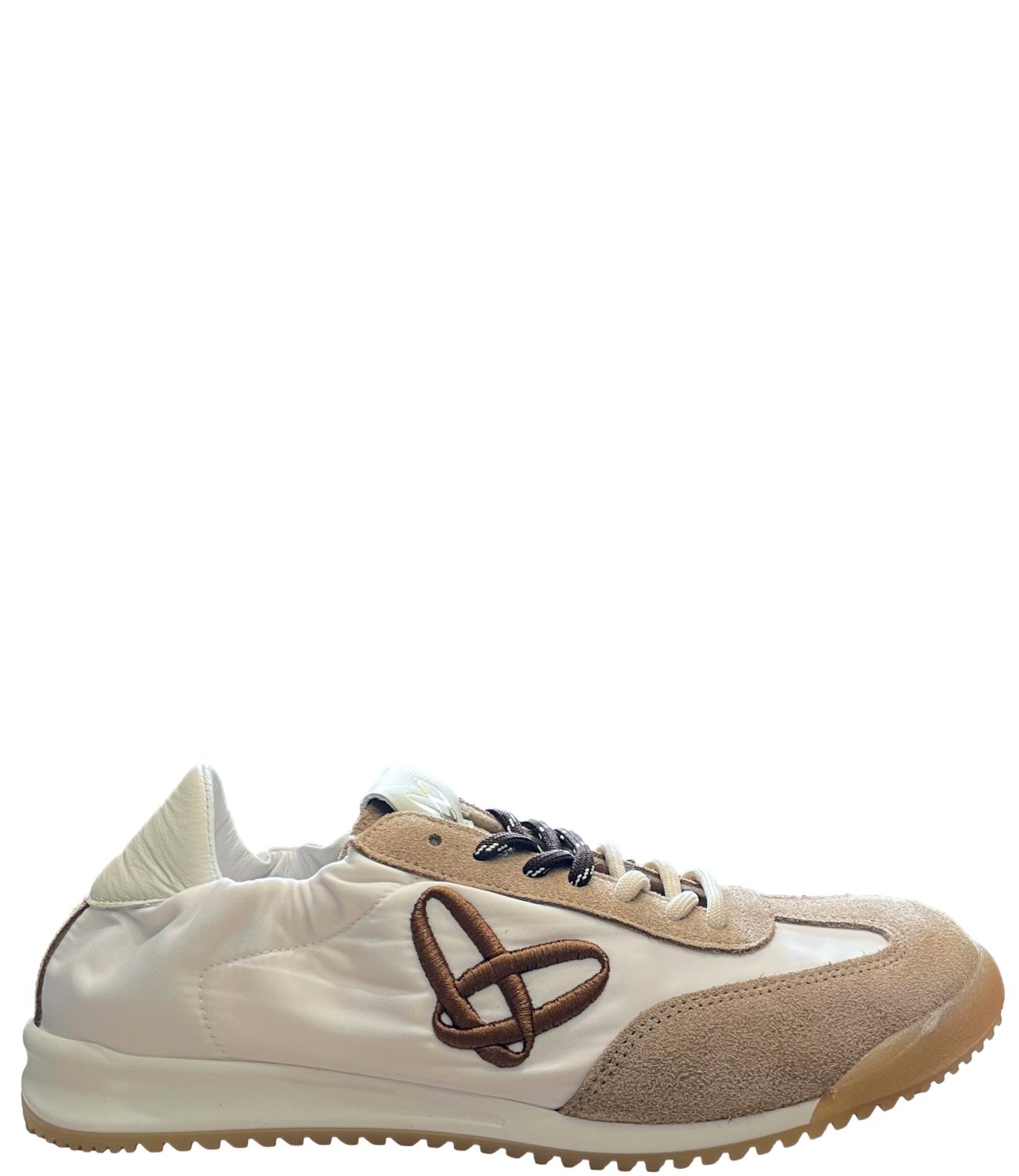 Pantalone beige cotone