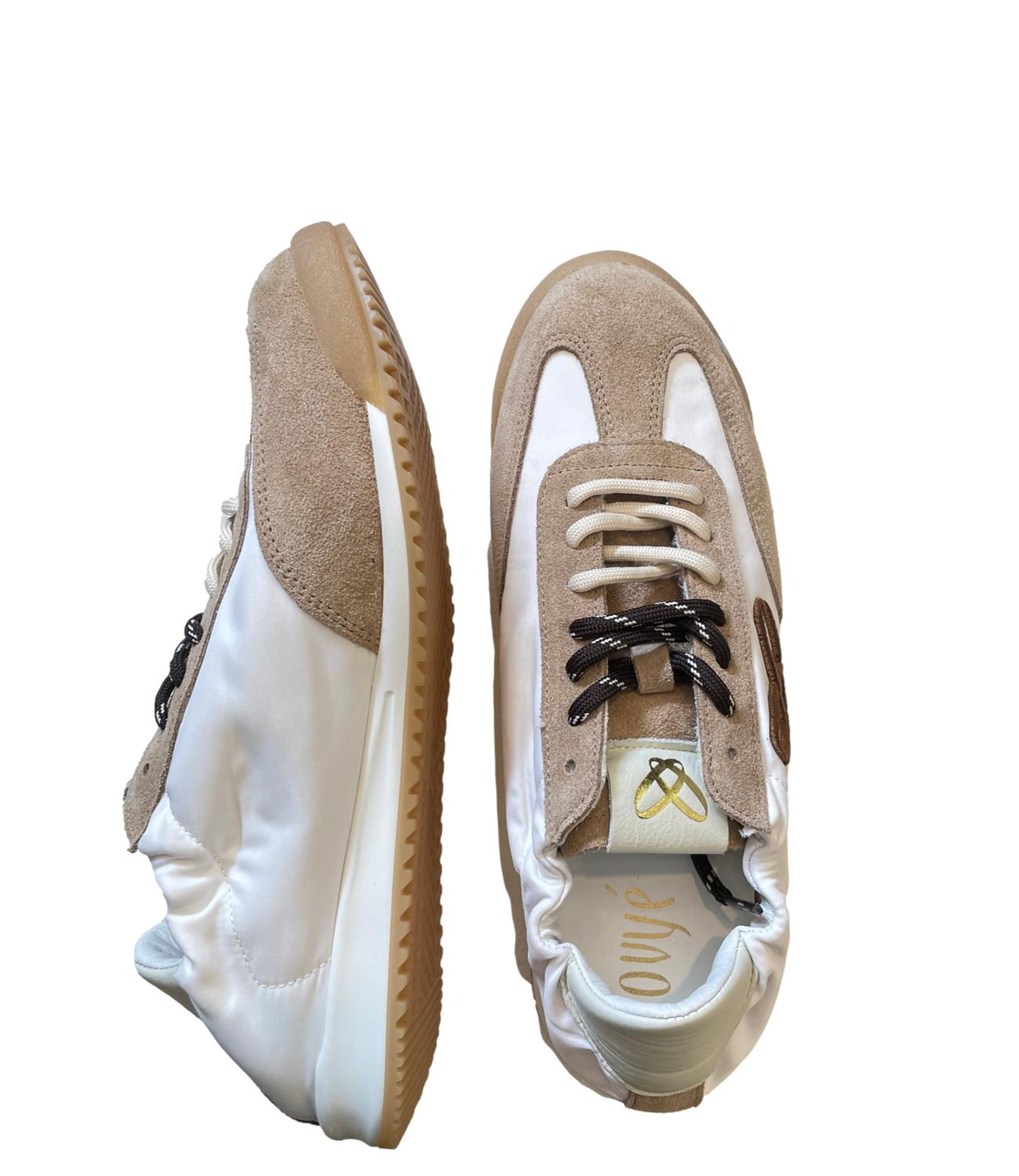 Pantalone beige cotone