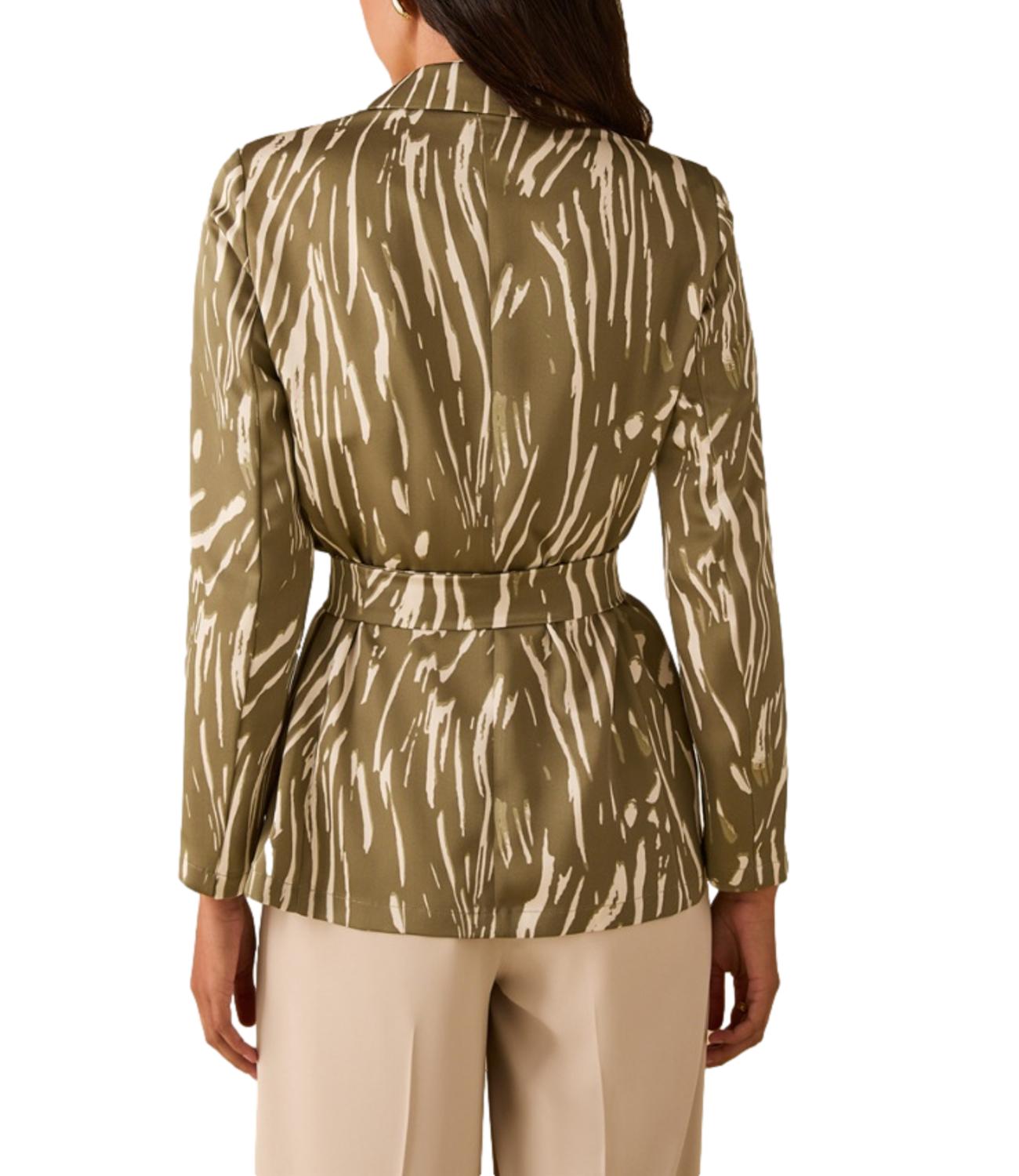 Penny Black Giacca PBPGATTI Zebra Verde Donna