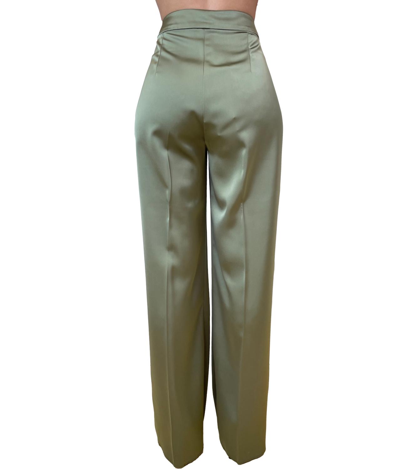 Marella Monochrome canotta Mlmorata verde donna