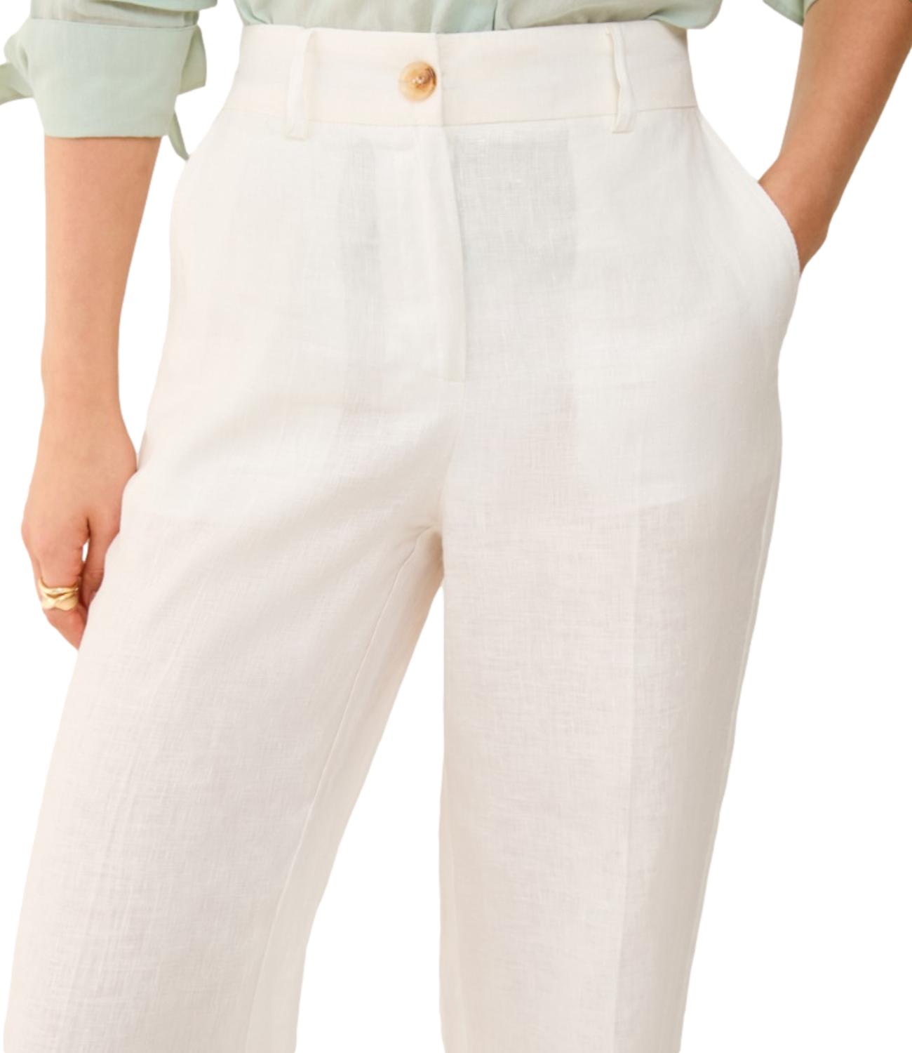 Penny Black Pantalone PBBMICIO Bianco Donna