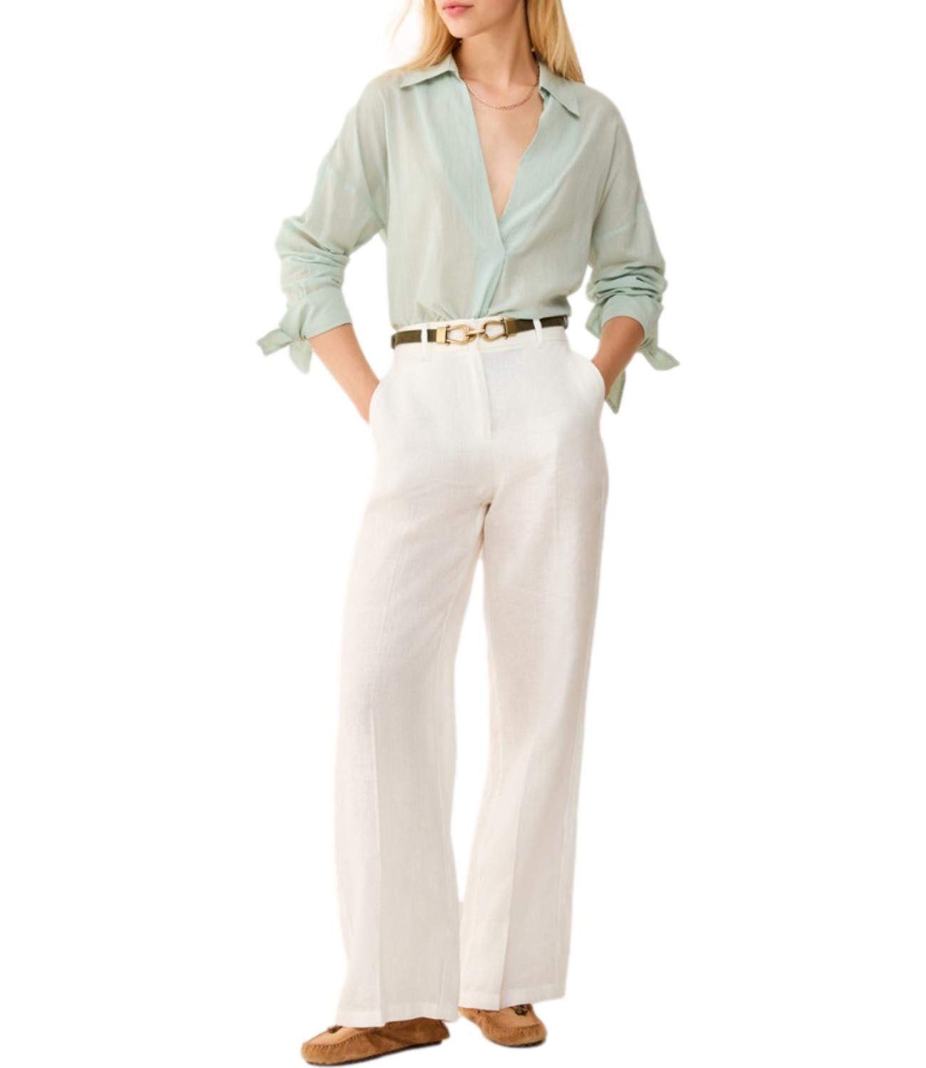 Penny Black Pantalone PBBMICIO Bianco Donna