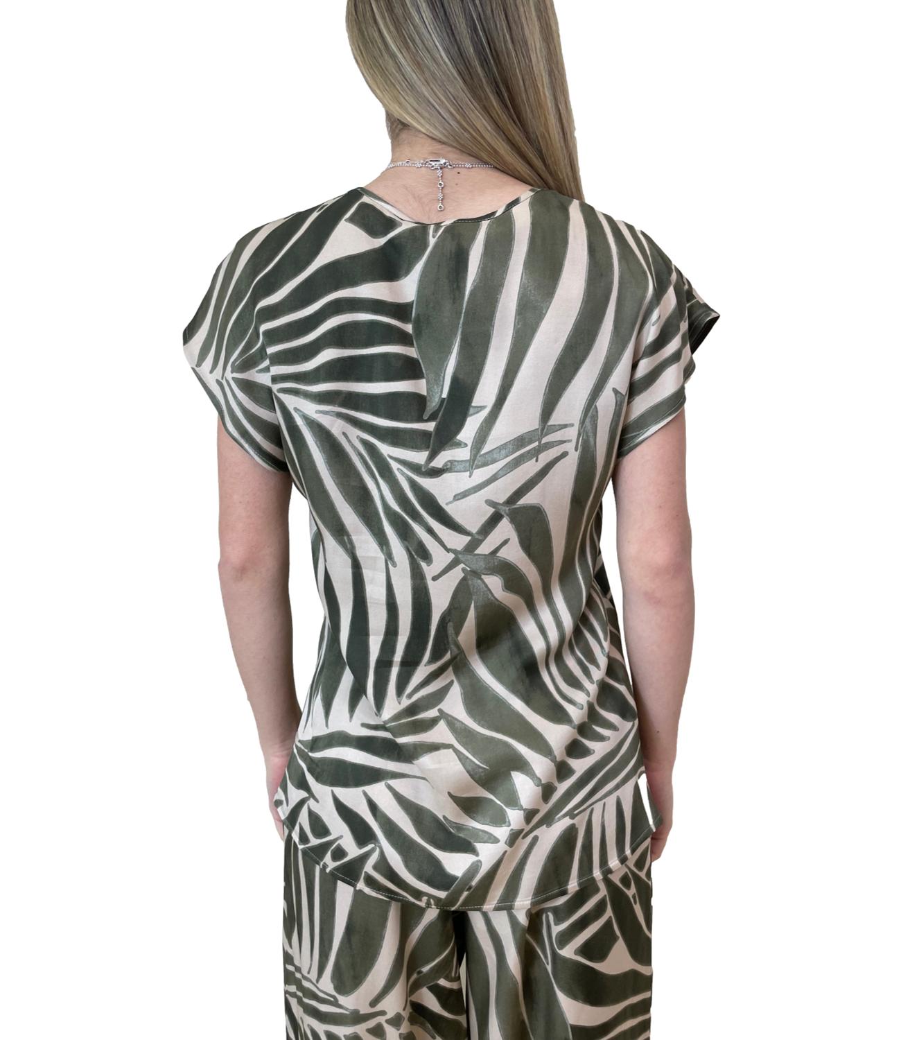 Marella Monochrome canotta Mlmorata verde donna