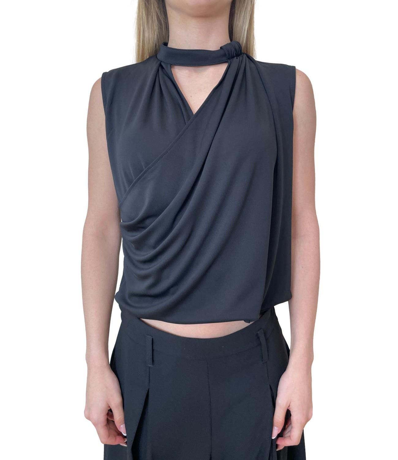Marella Monochrome canotta Mlmorata verde donna