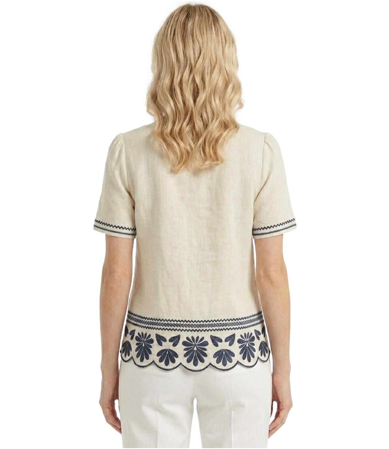 Camicia Philia Loft D02N1043 Donna - Bianca Blu
