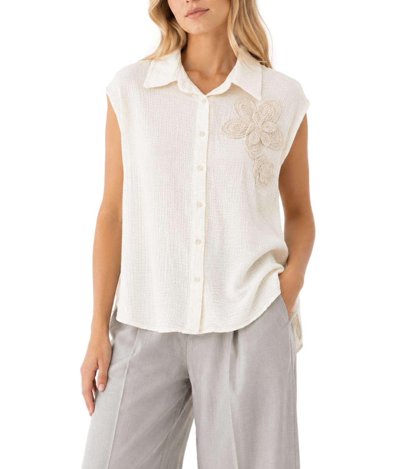 Camicia Philia Loft D02N1051 Donna - Panna