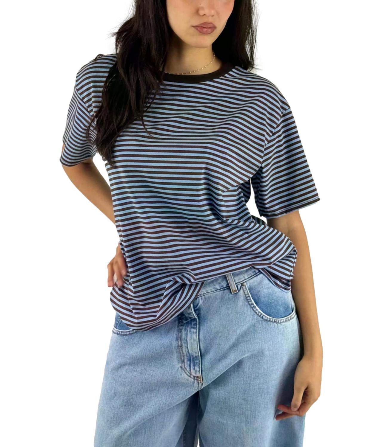 T-Shirt Philia Loft V02F0880-VS 205 Donna - Celeste