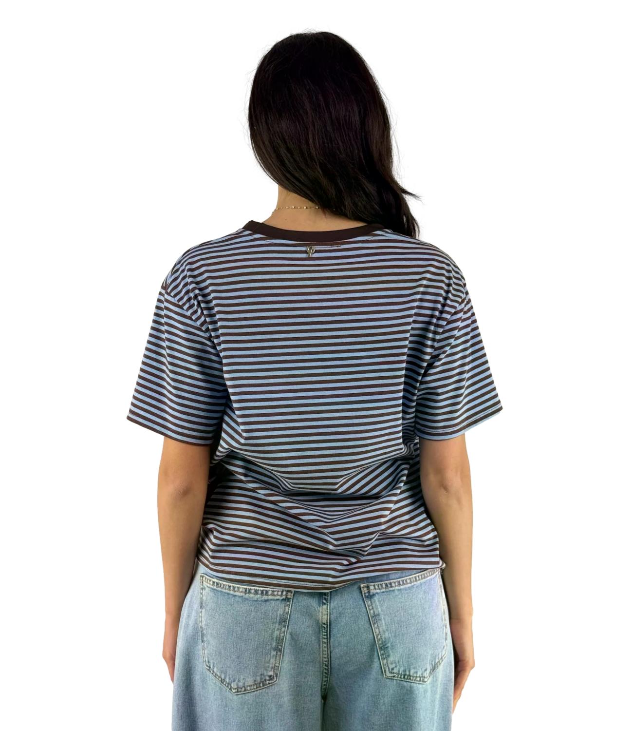 T-Shirt Philia Loft V02F0880-VS 205 Donna - Celeste