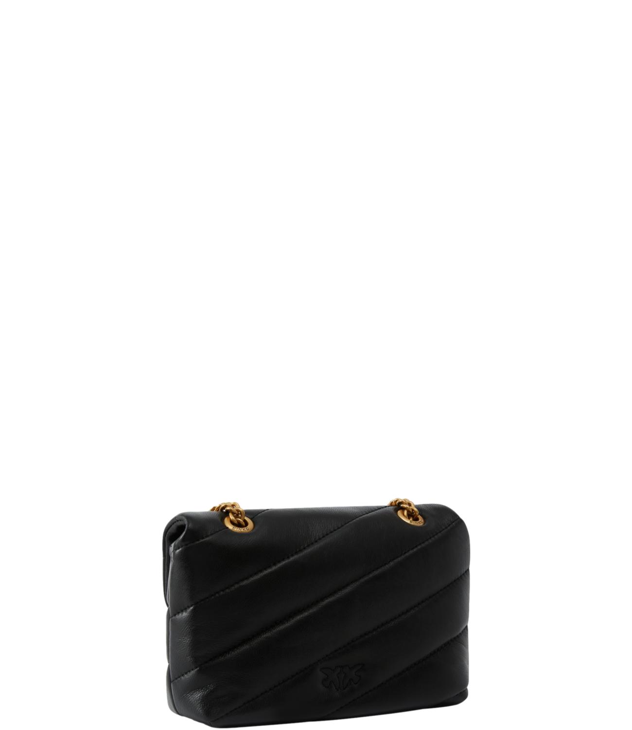 Pinko Borsa Love Puff Baby Cl Sheep Nappa Nero/Gold Donna