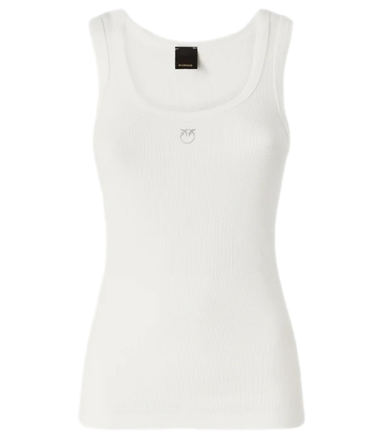 Pinko Canotta Calcolatore bianco donna