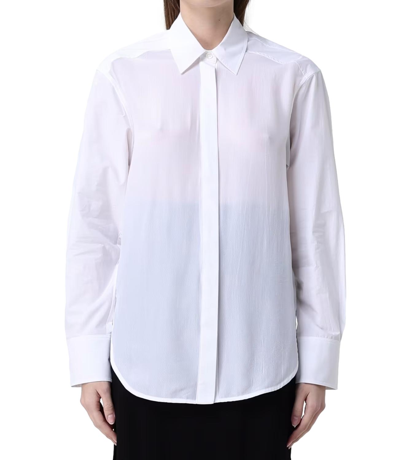 Pinko Camicia Popeline Bianco Brillante Donna