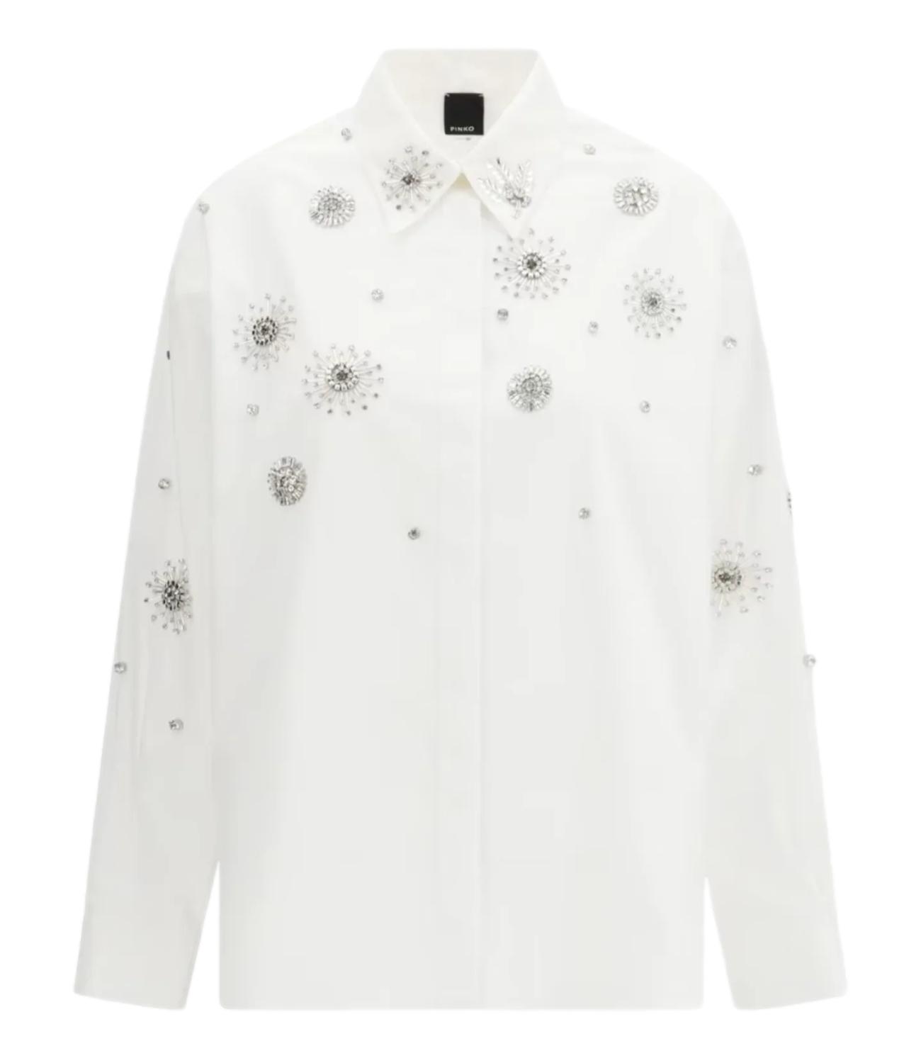 Carley Camicia Popeline Ricamo