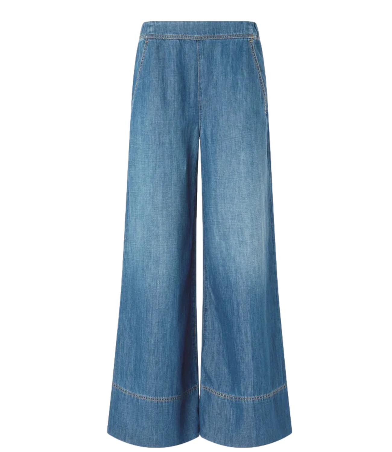 Pinko Pantalone spiaggia Light Denim donna