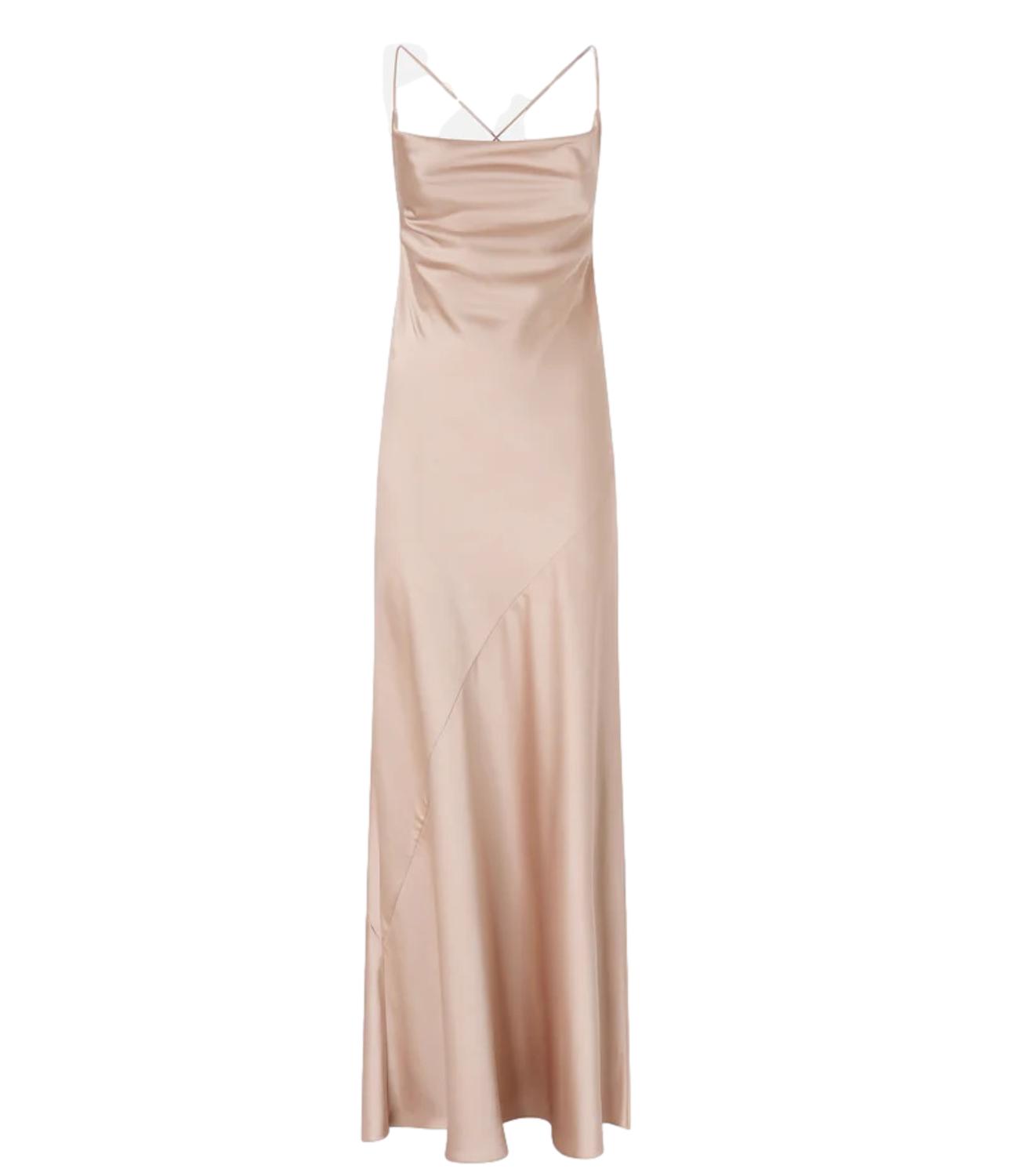Pinko Abito Farro Satin rosa donna