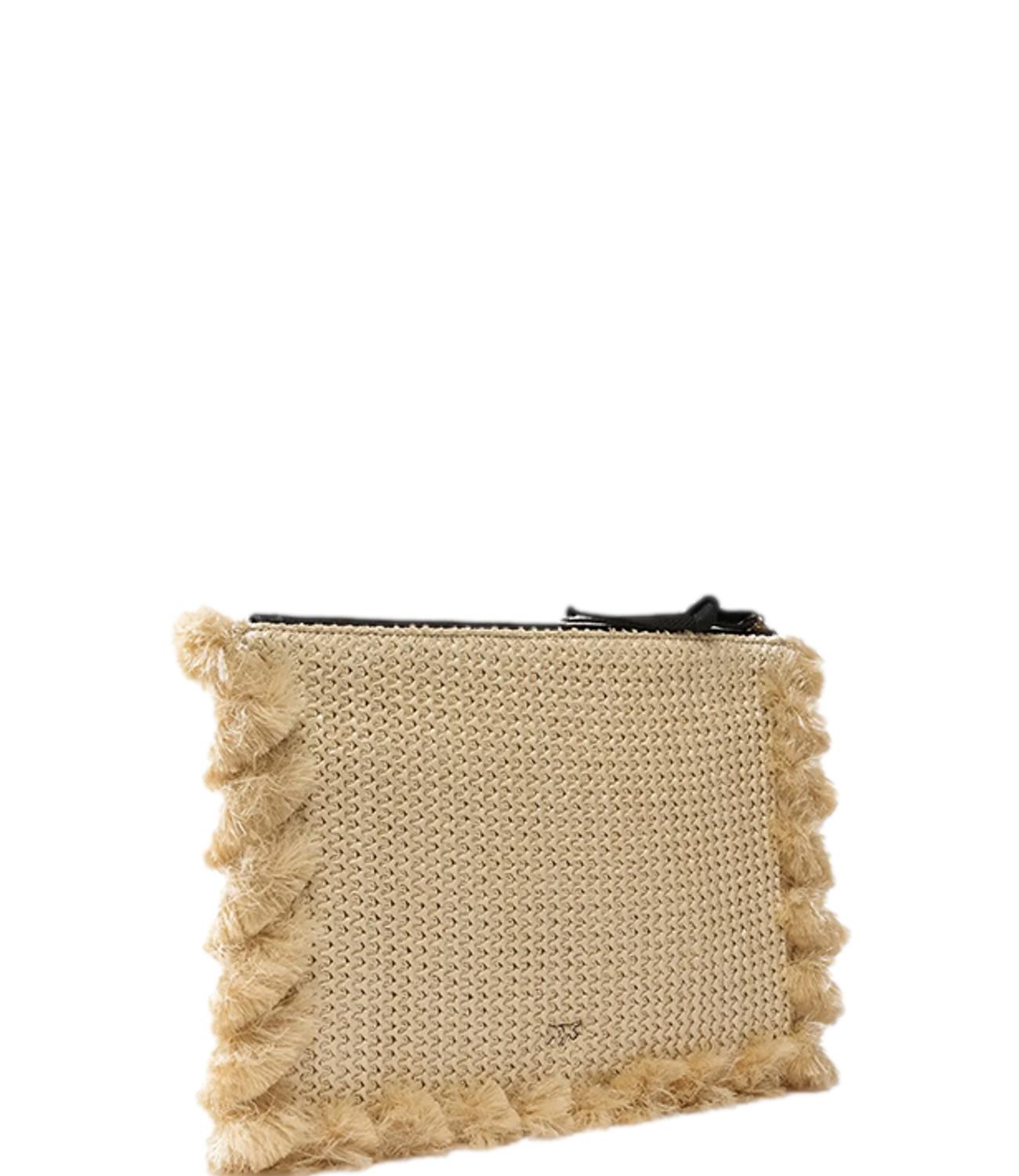 Borsa Pinko 106718-A39Y Donna - Paglia/nerO-Antique Gold