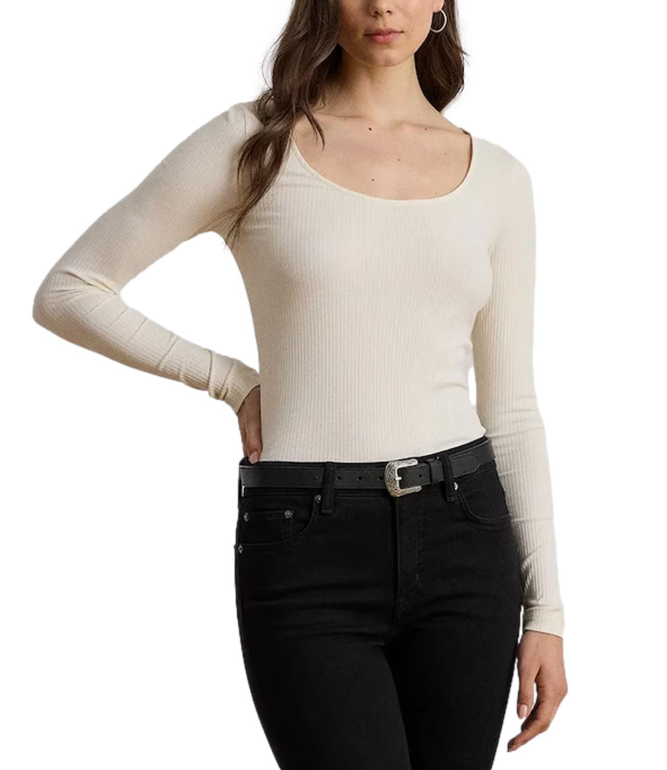 Judy-Mid Sleeve-T-Shirt beige