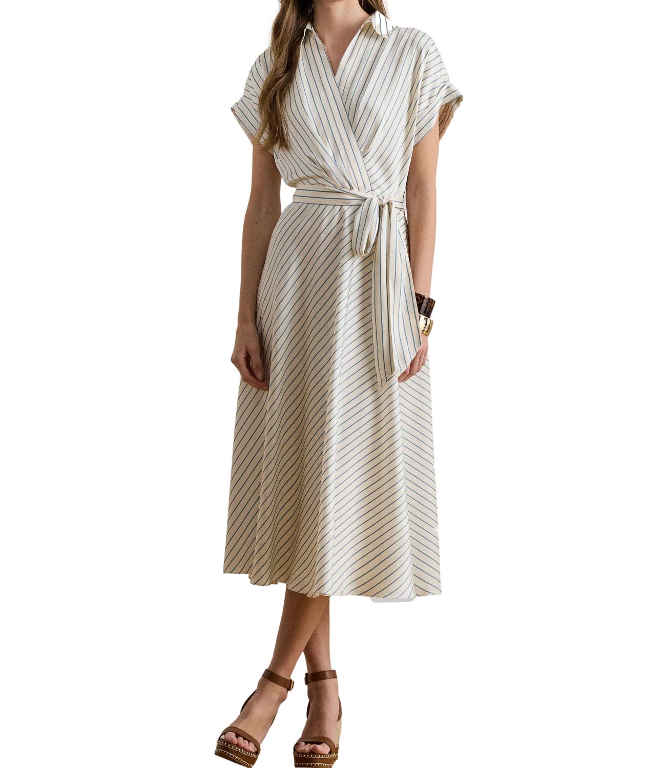 Ralph Lauren Abito Cream/Blue Donna