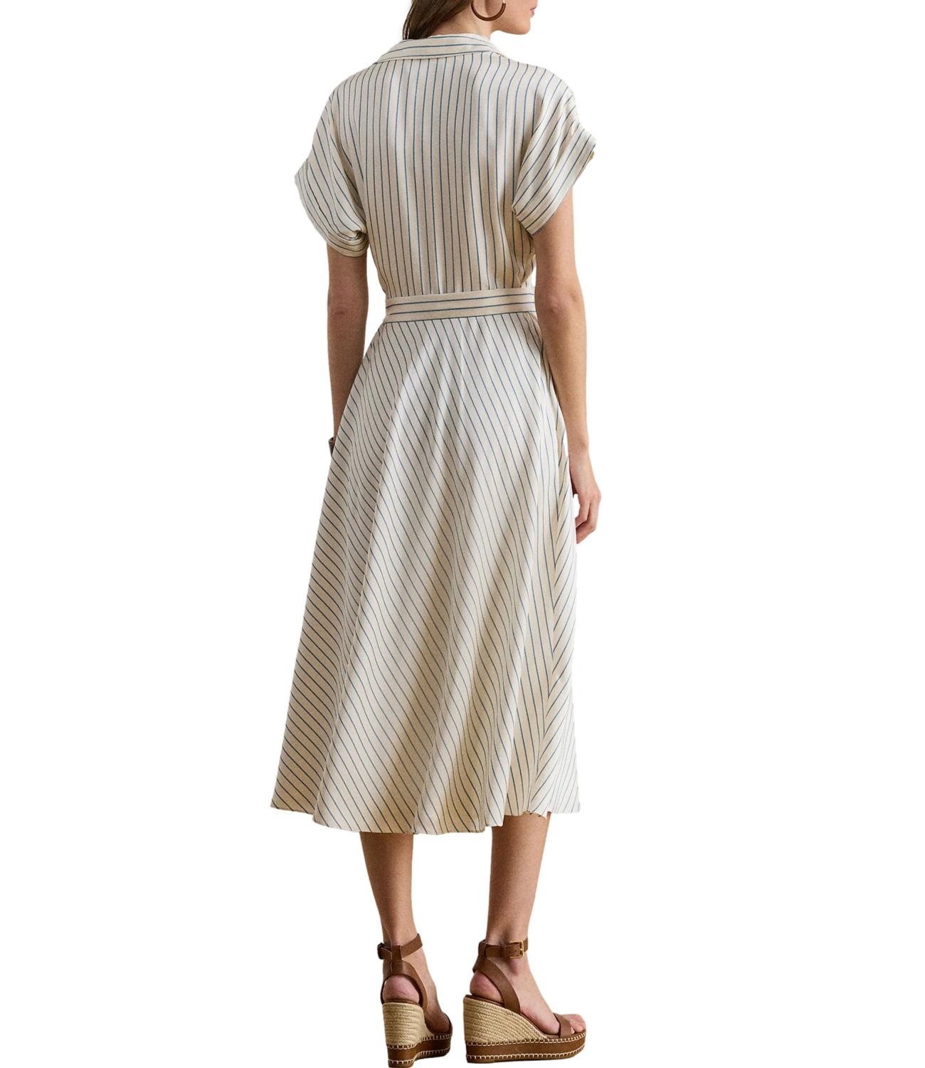 Ralph Lauren Abito Cream/Blue Donna