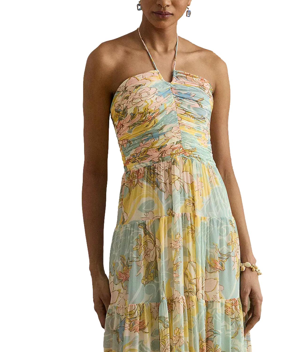 Abito Ralph Lauren 200P08951 Donna - Cream/blue Multi