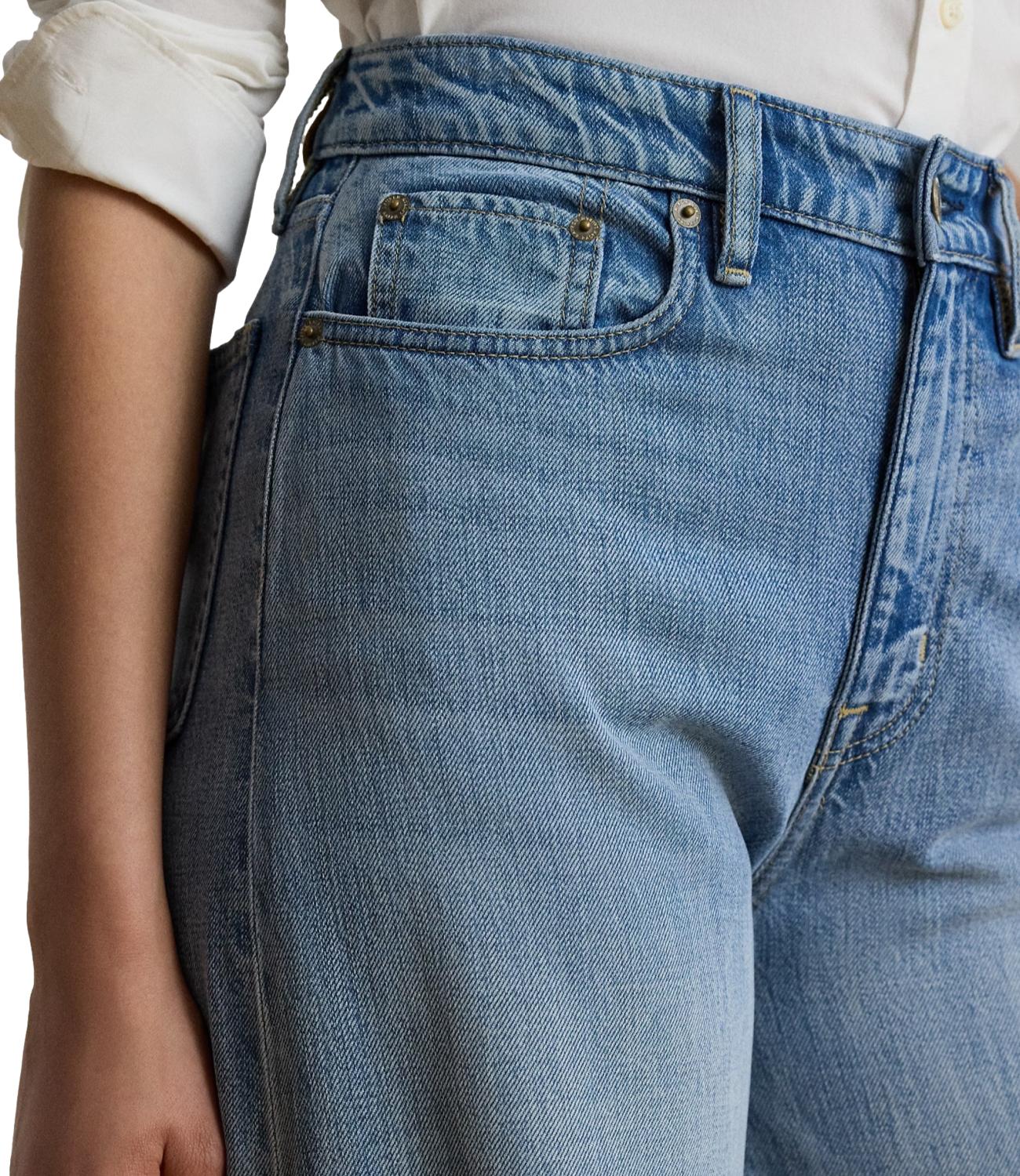 Ralph Lauren Jeans Woven-Wide Leg-Pants Arilee Wash Donna