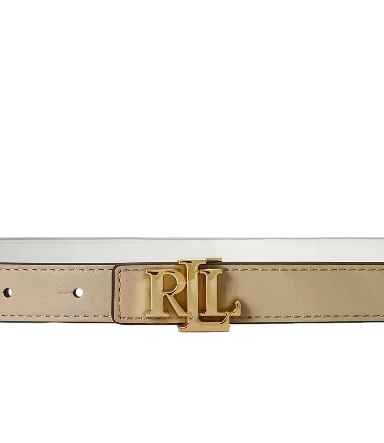Ralph Lauren Cintura Rev Lrl 20-Belt-Skinny White Donna